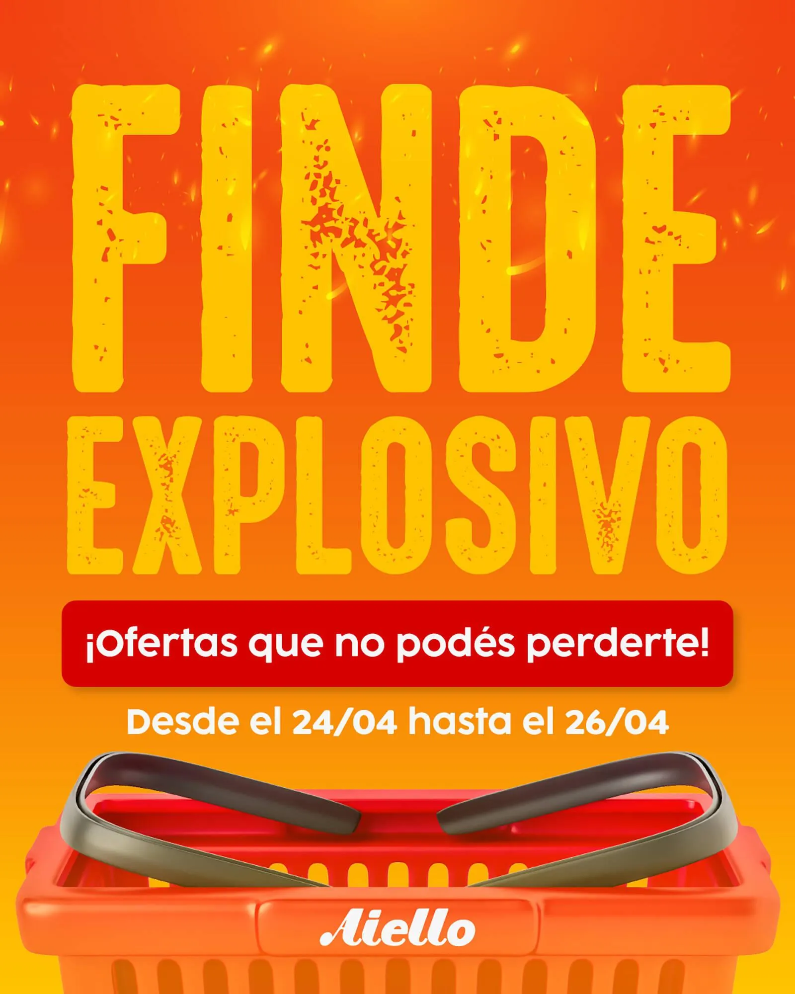 Ofertas de Catálogo Supermercados Aiello 24 de abril al 26 de abril 2026 - Página 1 del catálogo