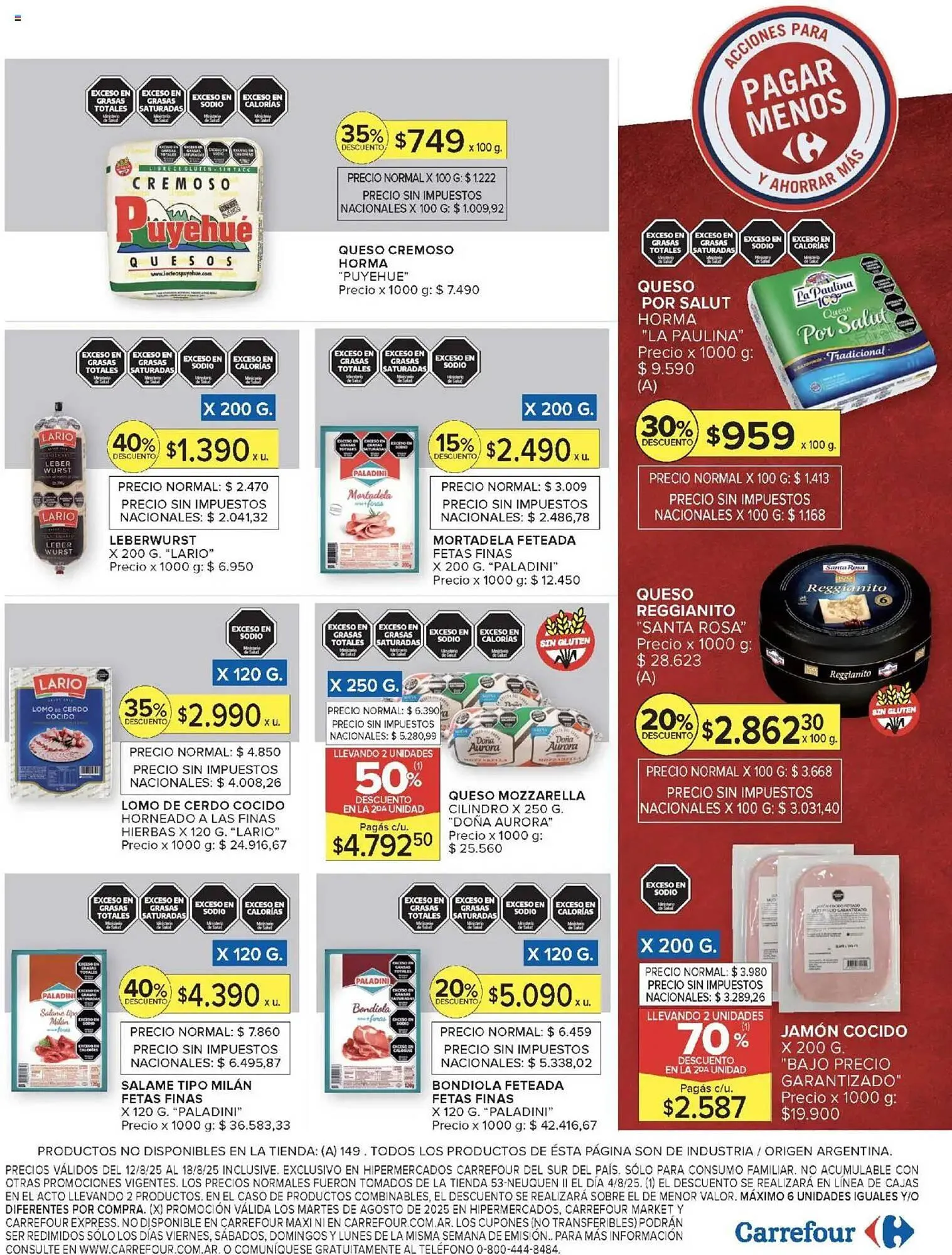 Ofertas de Catálogo Carrefour 12 de agosto al 19 de agosto 2025 - Página 18 del catálogo