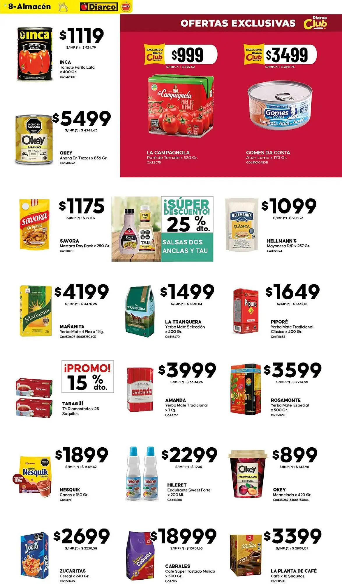 Ofertas de Catálogo Diarco 9 de marzo al 14 de marzo 2026 - Página 8 del catálogo