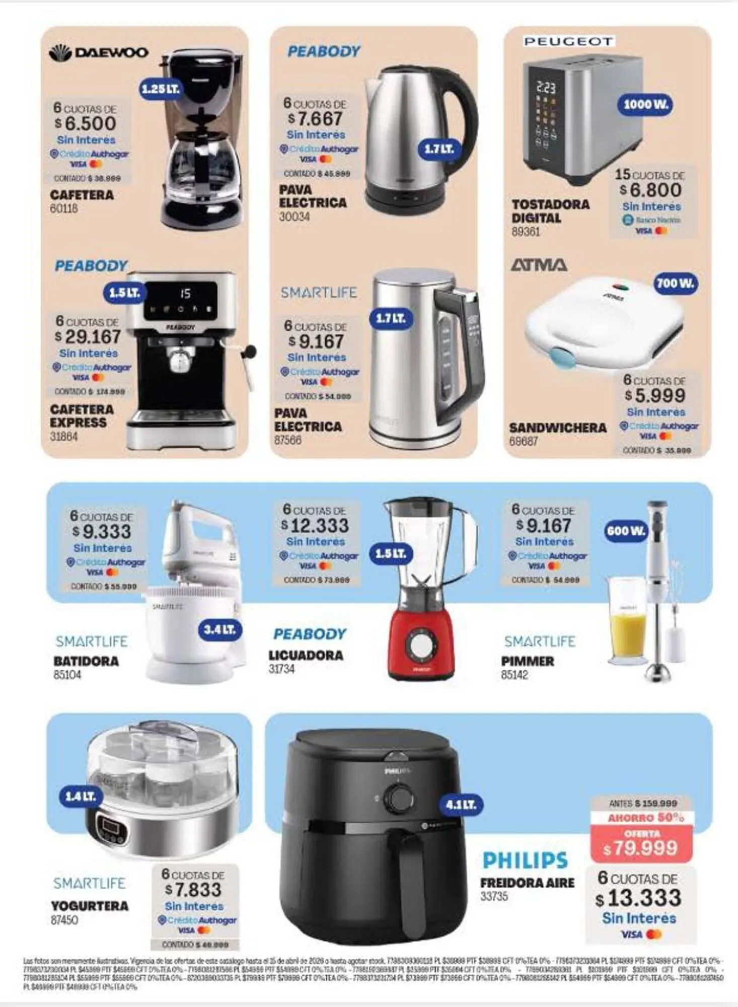 Ofertas de Revista Authogar 8 de abril al 30 de abril 2026 - Página 31 del catálogo