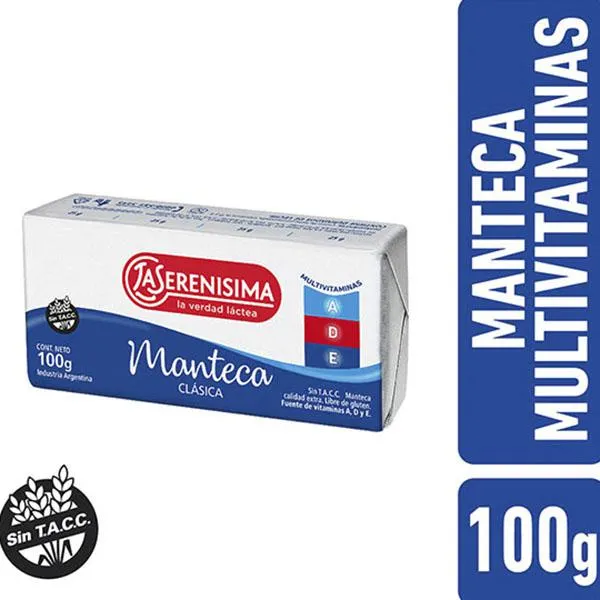 SERENISIMA MANTECA X100GR