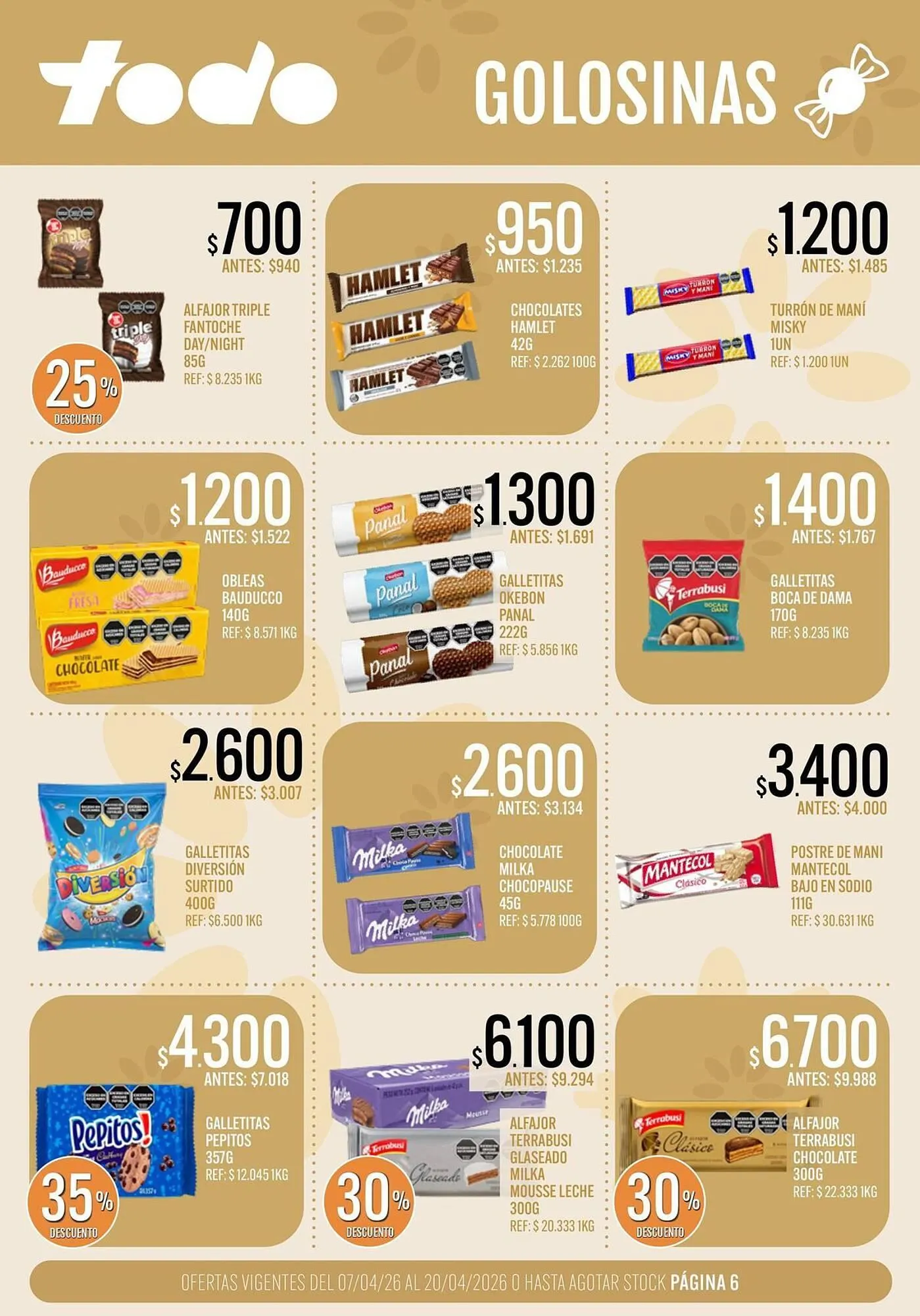 Ofertas de Catálogo Supermercados Todo 7 de abril al 20 de abril 2026 - Página 6 del catálogo