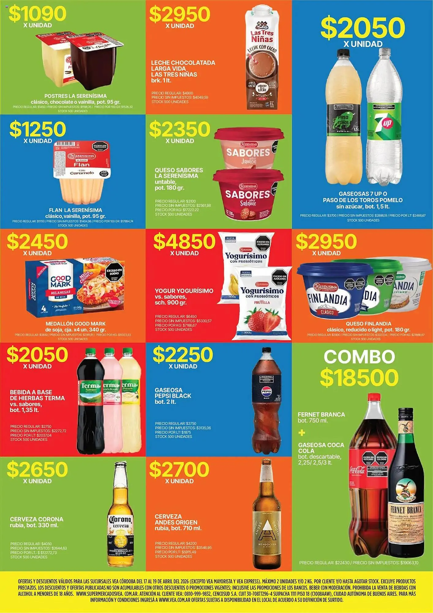 Ofertas de Catálogo Supermercados Vea 17 de abril al 19 de abril 2026 - Página 6 del catálogo