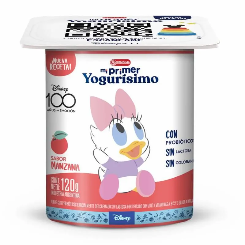 Yogur Batido Manzana Mi Primer Yogurisimo x 120 g.