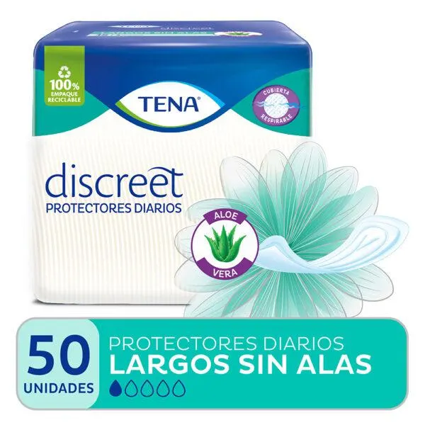 Tena Prot. Discreet Largo Sin Alas X12u