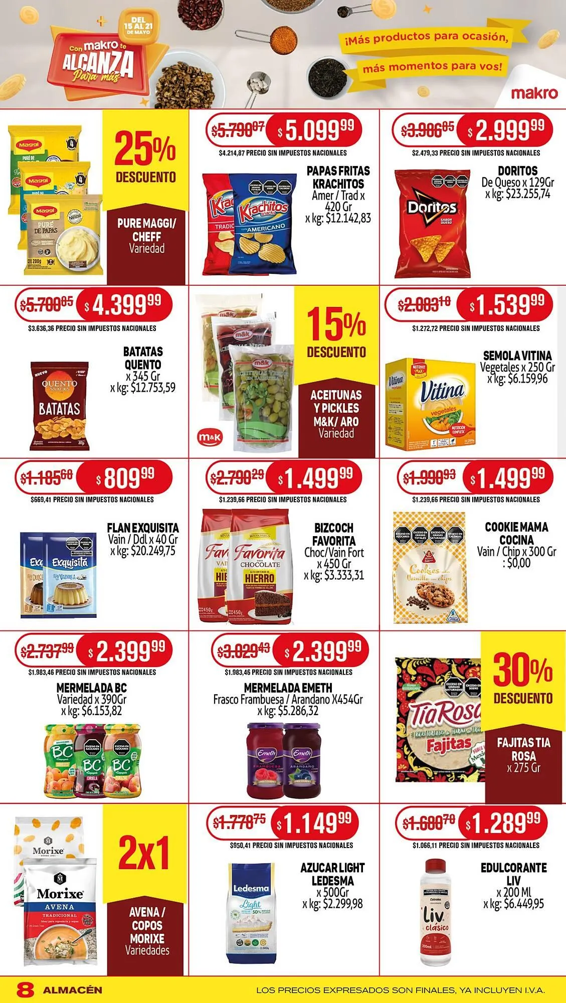 Ofertas de Catálogo Makro 22 de mayo al 29 de mayo 2025 - Página 9 del catálogo