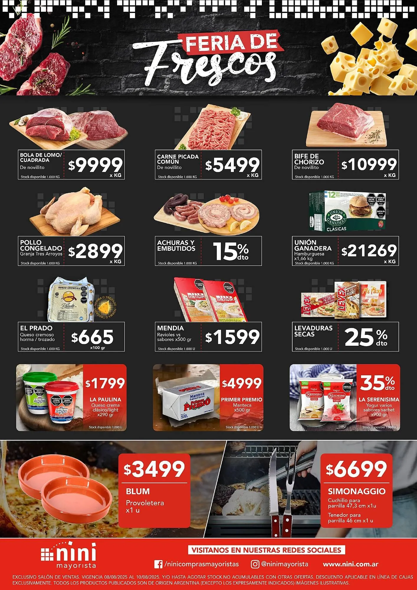 Ofertas de Catálogo Nini Mayorista 8 de agosto al 10 de agosto 2025 - Página 1 del catálogo