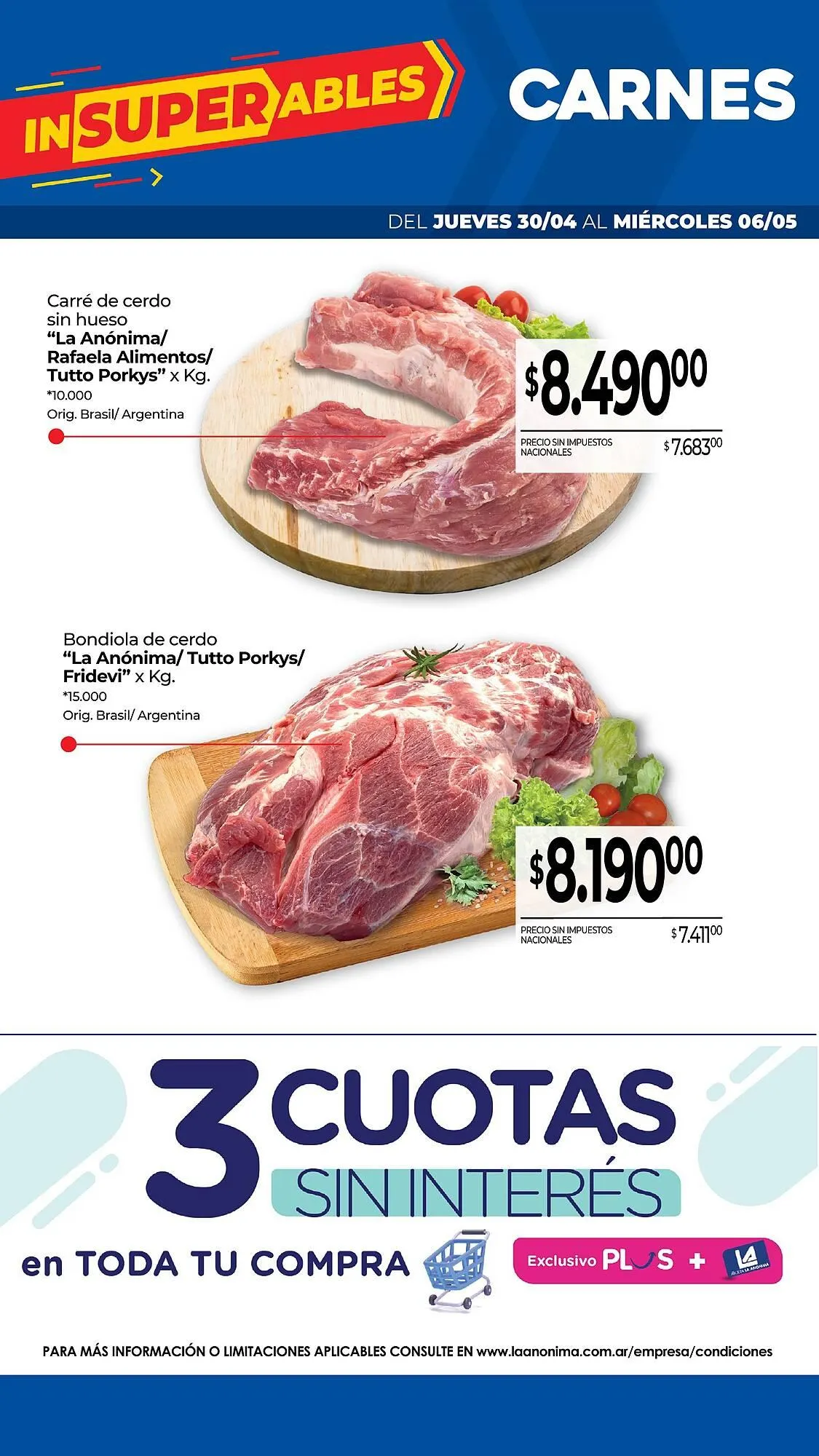 Ofertas de Catálogo La Anonima 30 de abril al 6 de mayo 2026 - Página 3 del catálogo