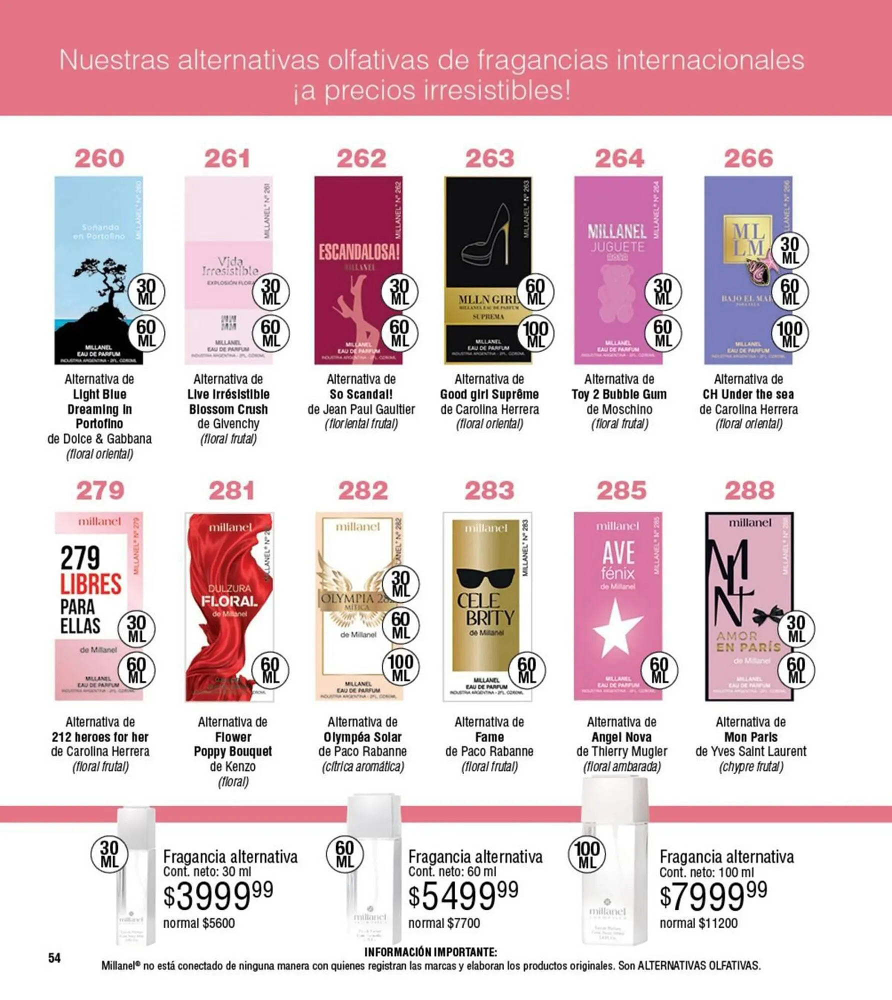 Ofertas de Catálogo Millanel Cosmética 16 de octubre al 12 de noviembre 2023 - Página 54 del catálogo