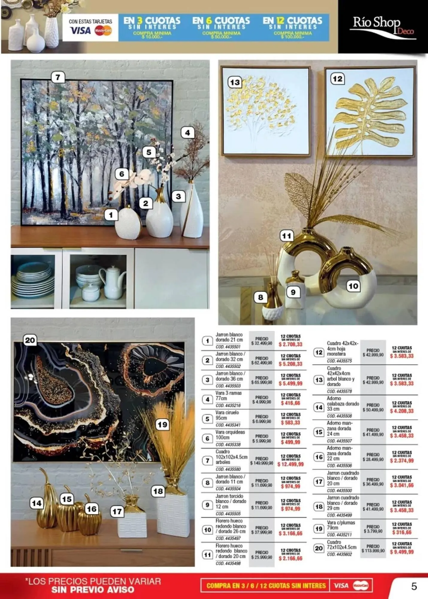 Ofertas de Catálogo Rio Shop Deco 1 de julio al 31 de julio 2025 - Página 5 del catálogo