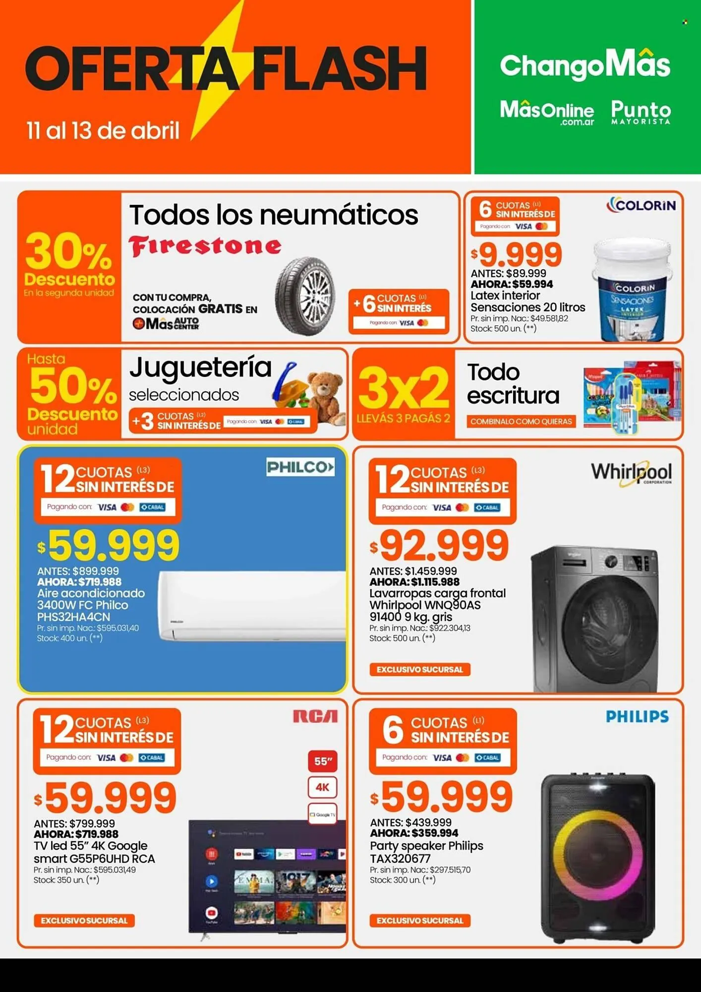 Ofertas de Catálogo Changomas 11 de abril al 13 de abril 2025 - Página 4 del catálogo