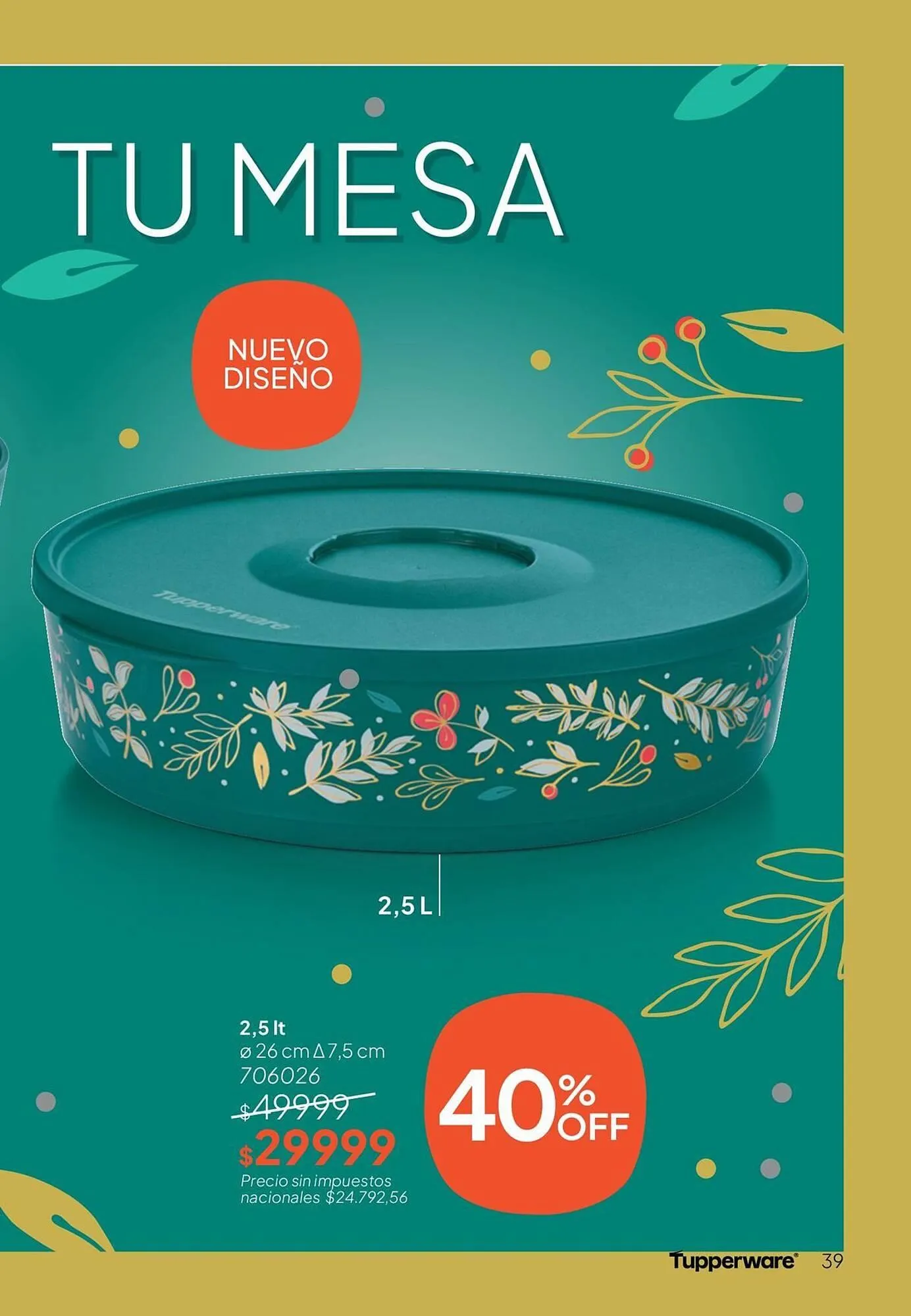 Ofertas de Folleto Tupperware 1 de enero al 31 de enero 2026 - Página 40 del catálogo