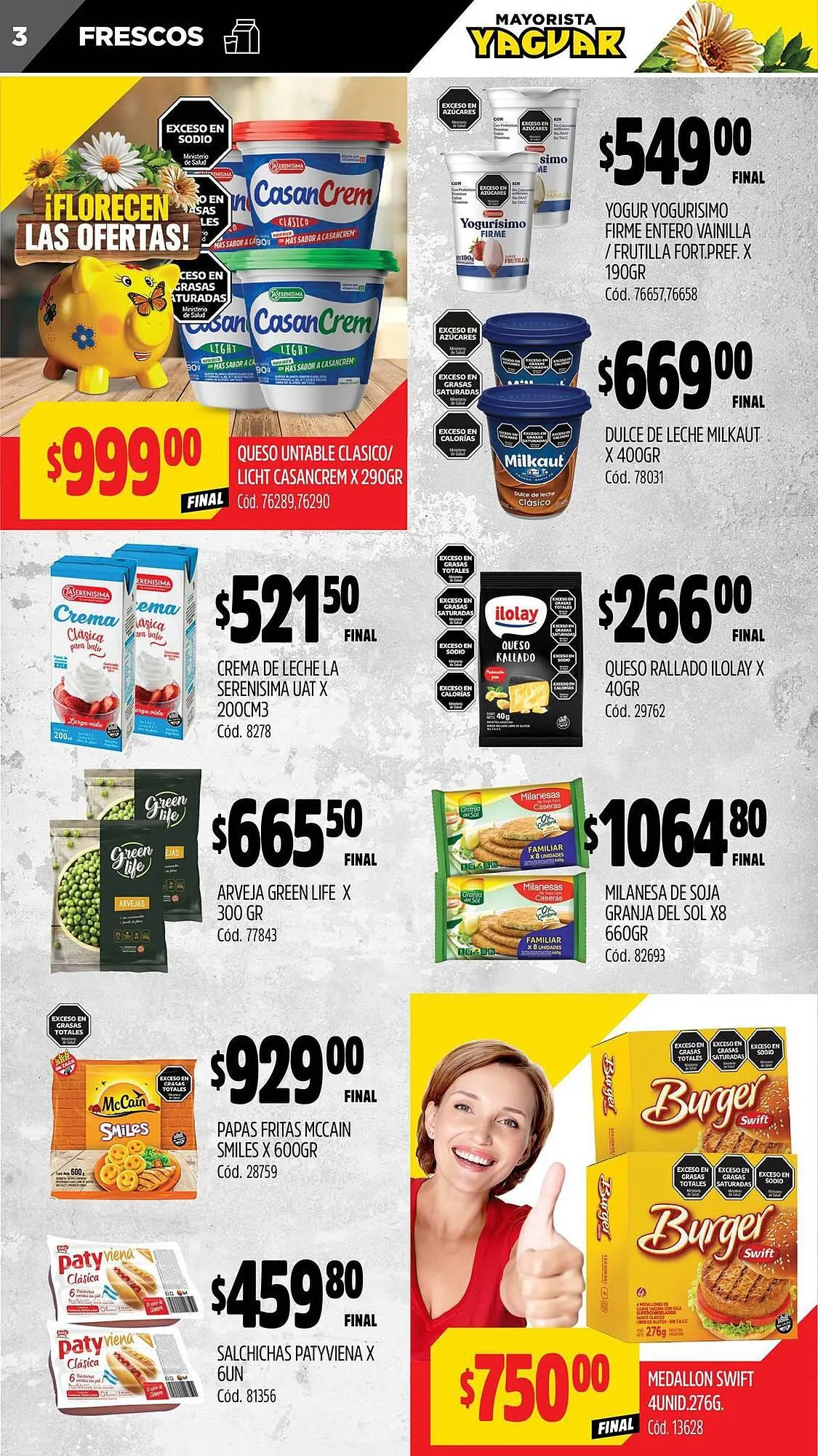 Ofertas de Catálogo Supermercados Yaguar 25 de septiembre al 30 de septiembre 2023 - Página 3 del catálogo