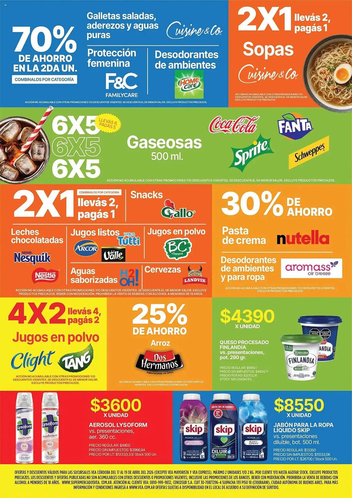 Ofertas de Catálogo Supermercados Vea 17 de abril al 19 de abril 2026 - Página 9 del catálogo