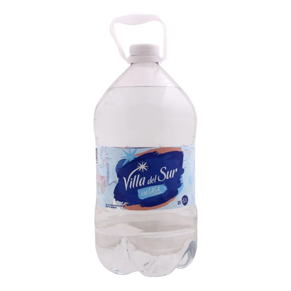 Agua Sin Gas Mineral Villa Del Sur 6.2l
