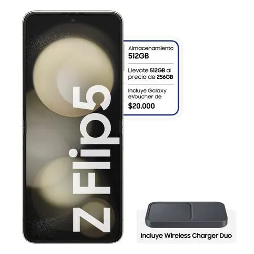 Celular Samsung Galaxy Z Flip5 8+512GB beige