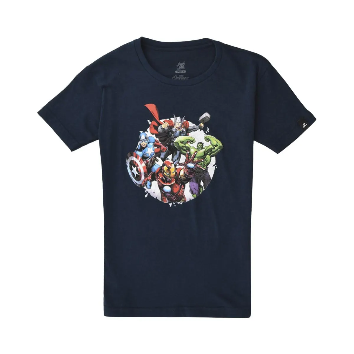 Remera Jack Lee Avengers para Niños