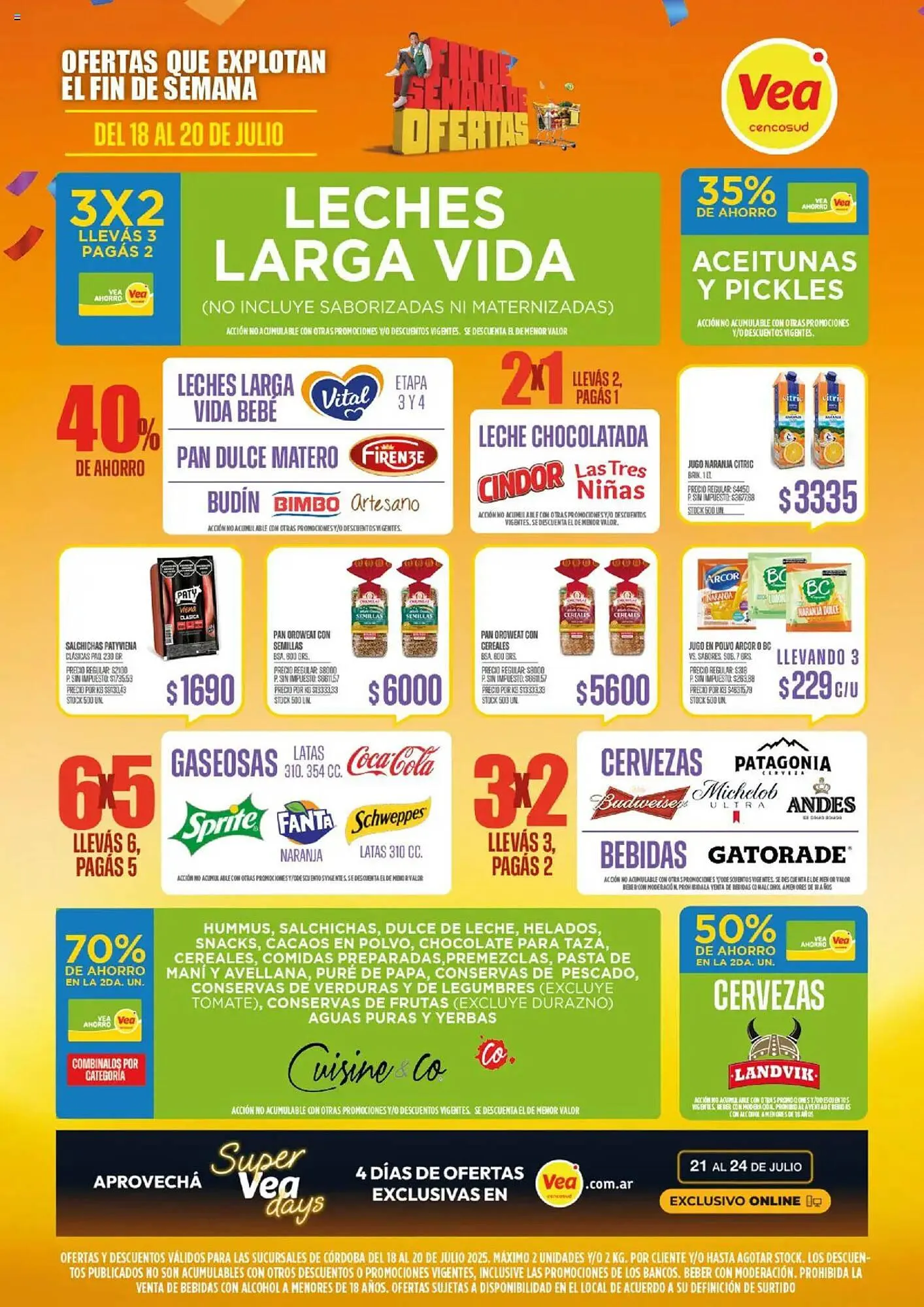 Ofertas de Catálogo Supermercados Vea 18 de julio al 21 de julio 2025 - Página 5 del catálogo