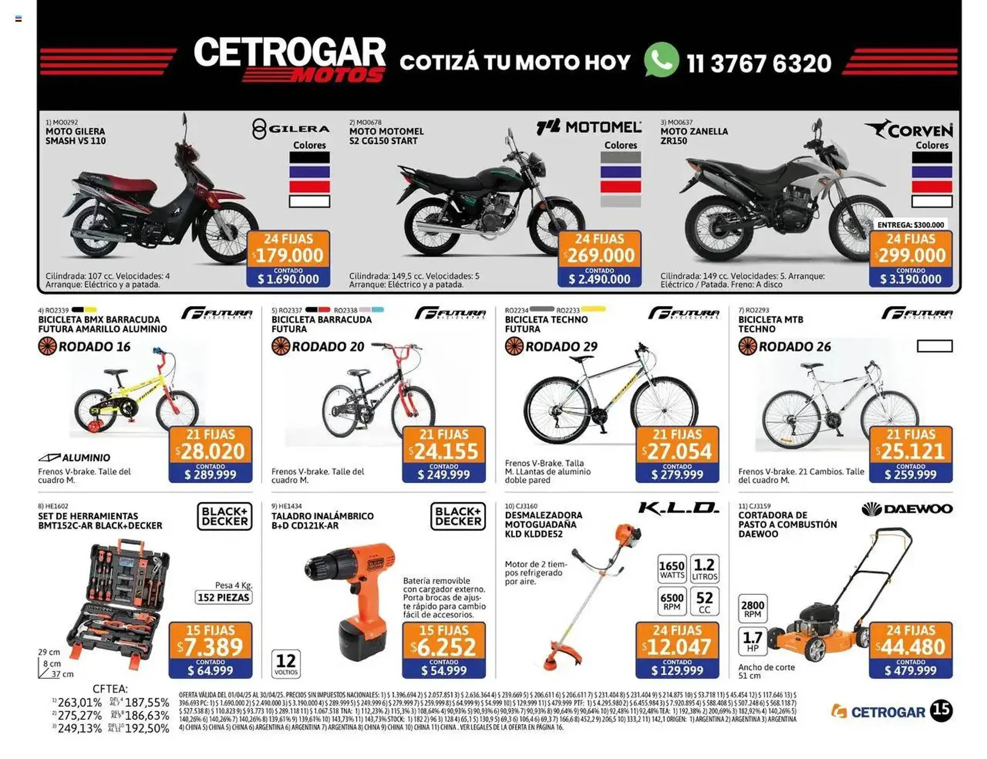 Ofertas de Catálogo Cetrogar 1 de abril al 30 de abril 2025 - Página 15 del catálogo