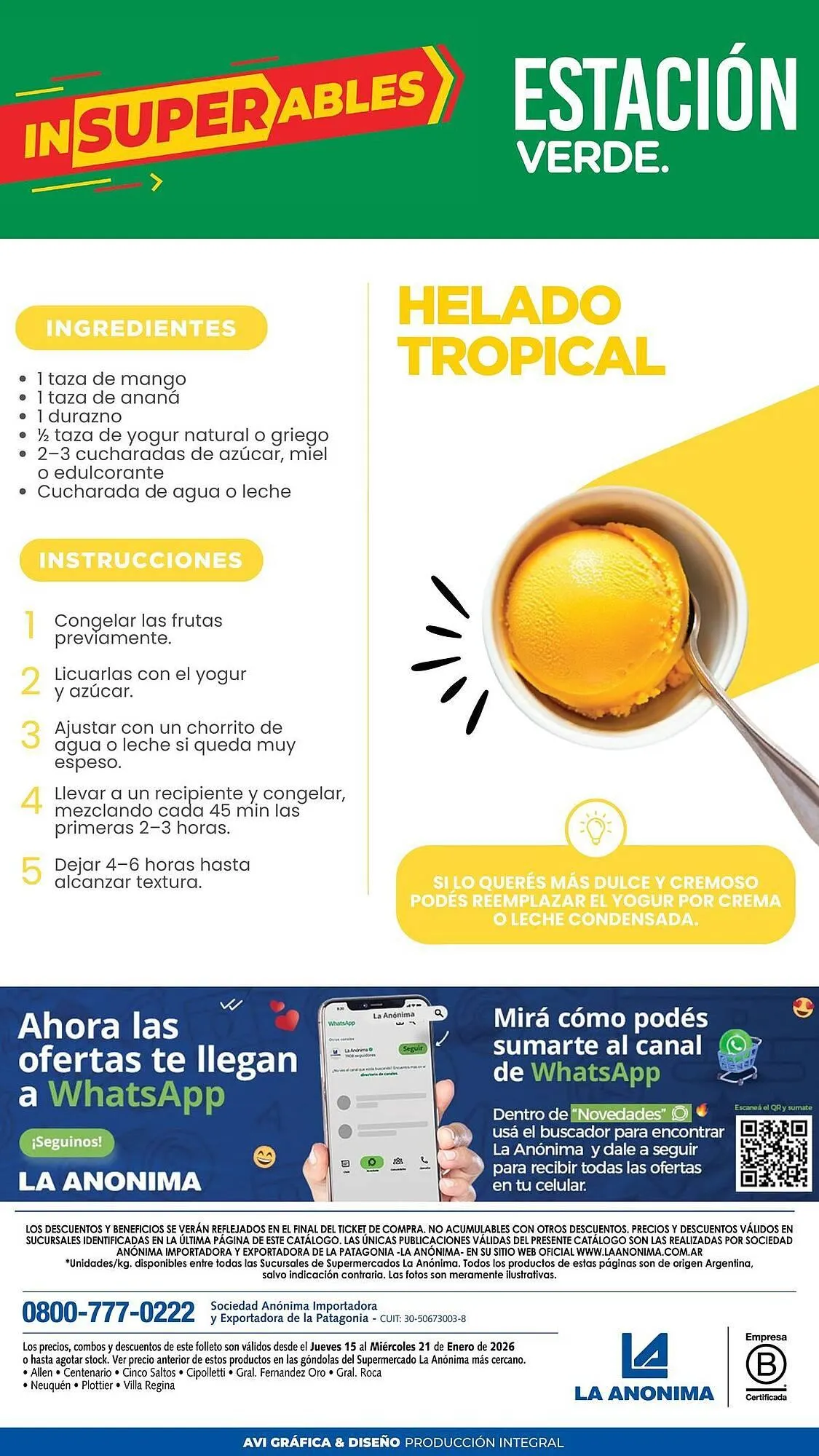 Ofertas de Catálogo La Anonima 15 de enero al 21 de enero 2026 - Página 7 del catálogo