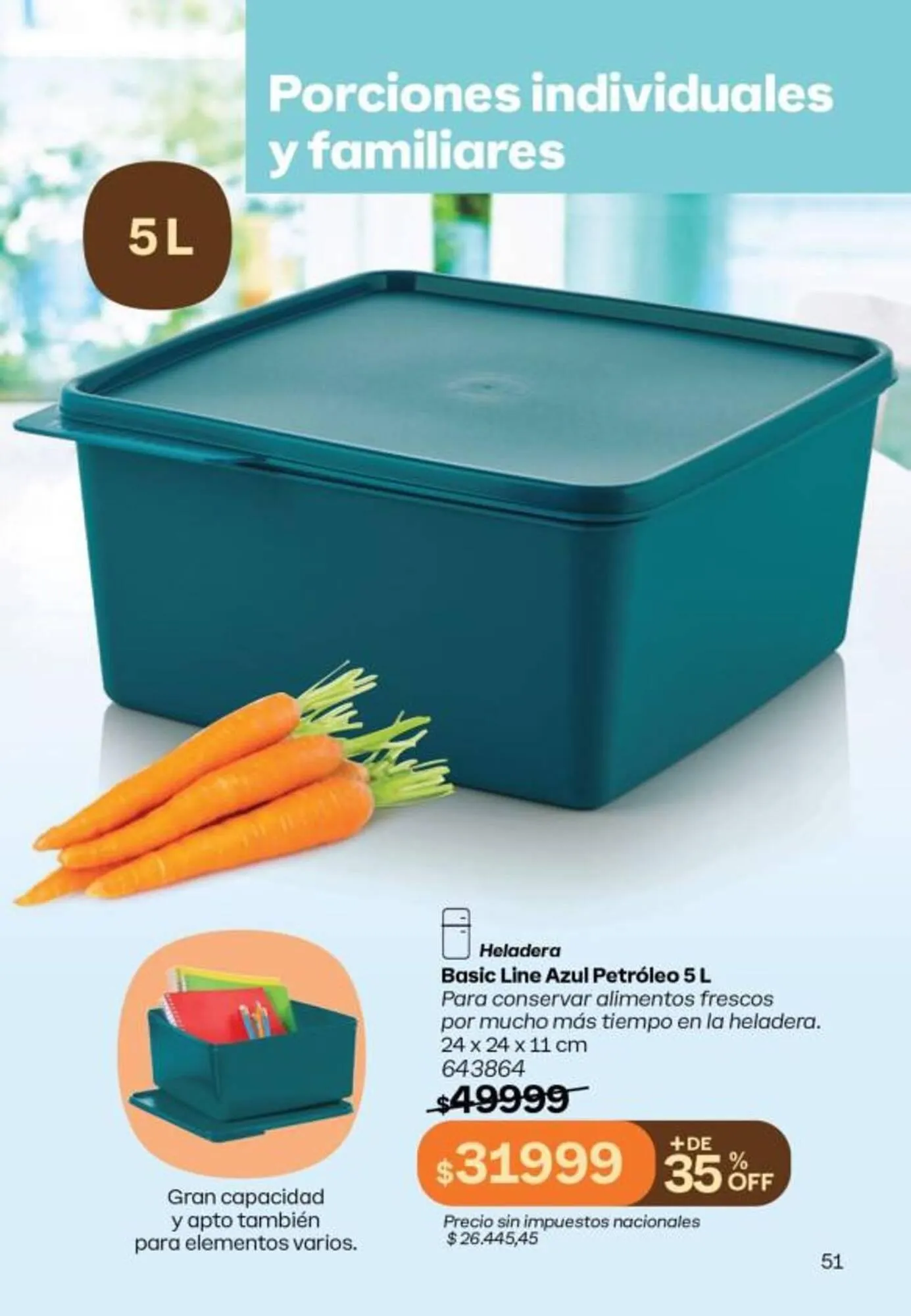 Ofertas de Folleto Tupperware 1 de octubre al 31 de octubre 2025 - Página 52 del catálogo