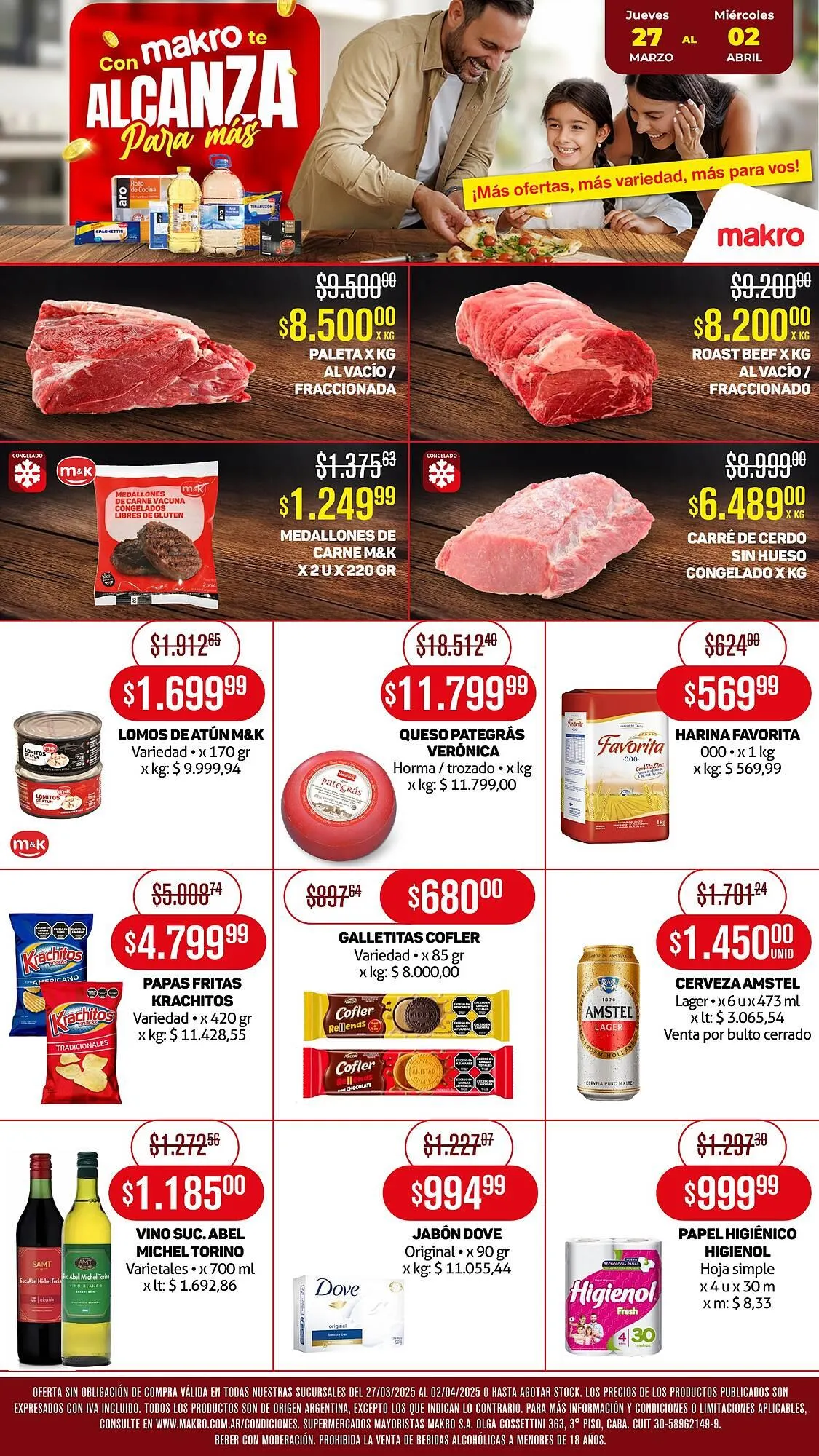 Ofertas de Catálogo Makro 27 de marzo al 2 de abril 2025 - Página 1 del catálogo