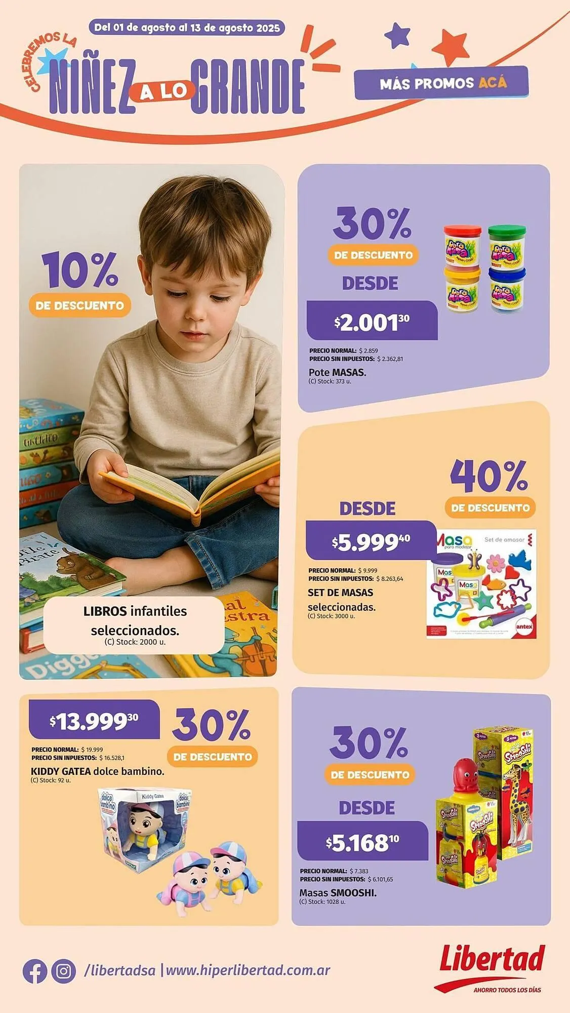 Ofertas de Catálogo Hipermercado Libertad 1 de agosto al 13 de agosto 2025 - Página 11 del catálogo