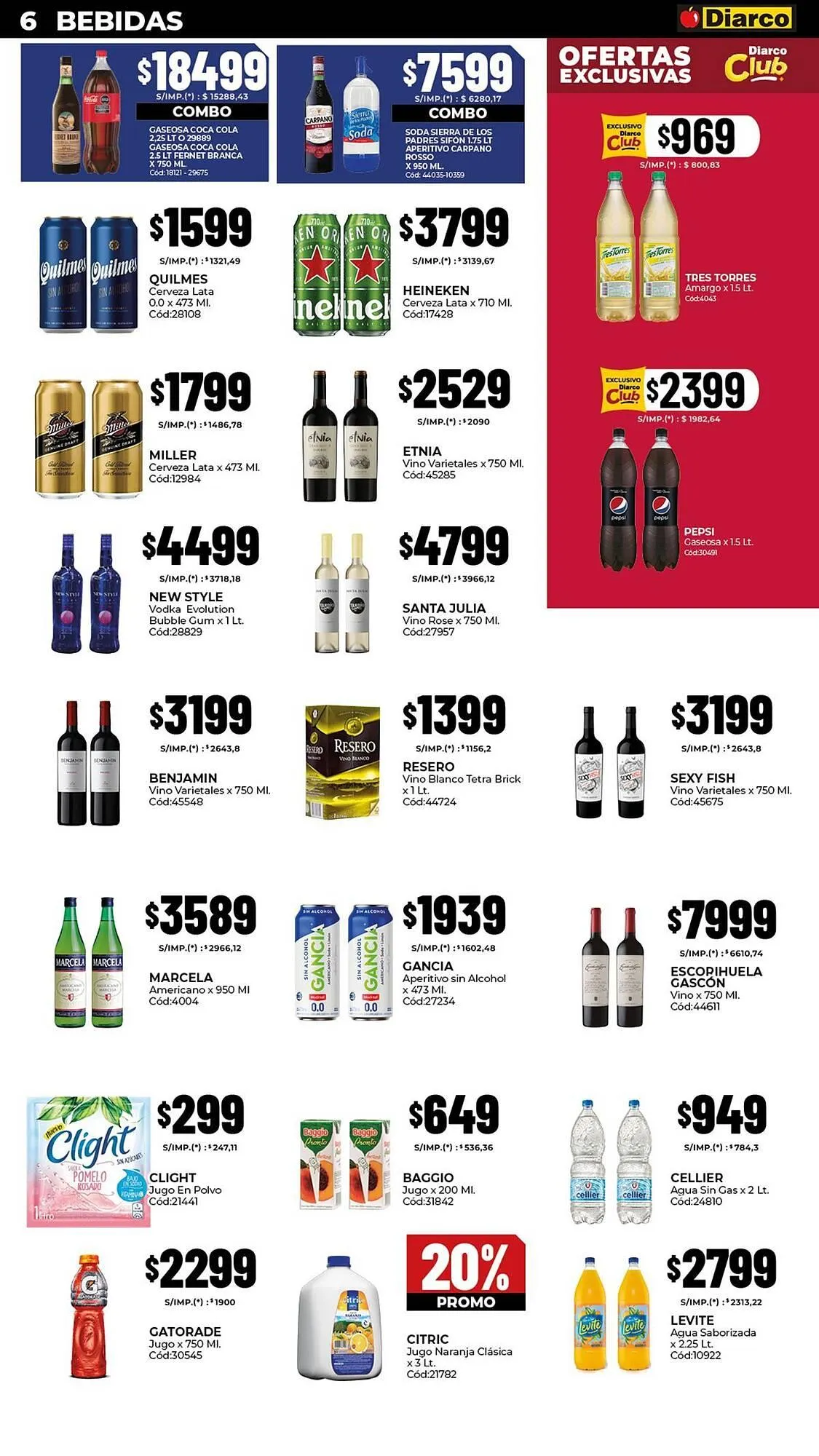 Ofertas de Catálogo Diarco 4 de mayo al 8 de mayo 2026 - Página 6 del catálogo
