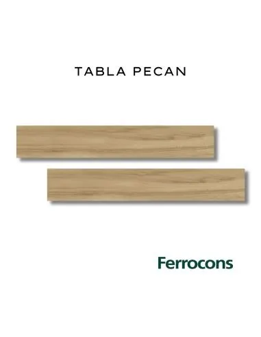 VITE TABLA PECAN NAT PORC REC 20X120 6MM
