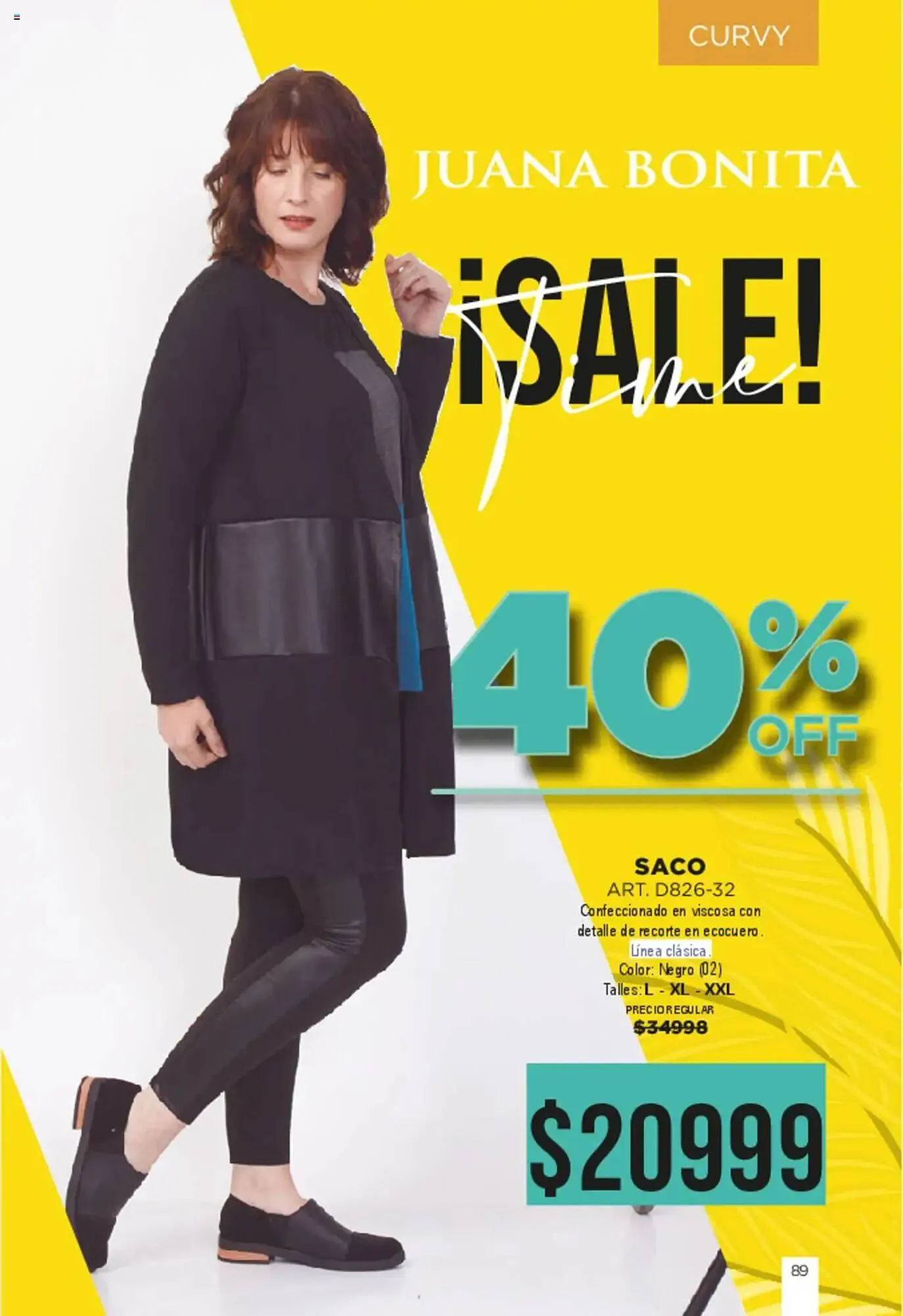 Ofertas de Catálogo Juana Bonita 7 de marzo al 3 de abril 2025 - Página 89 del catálogo