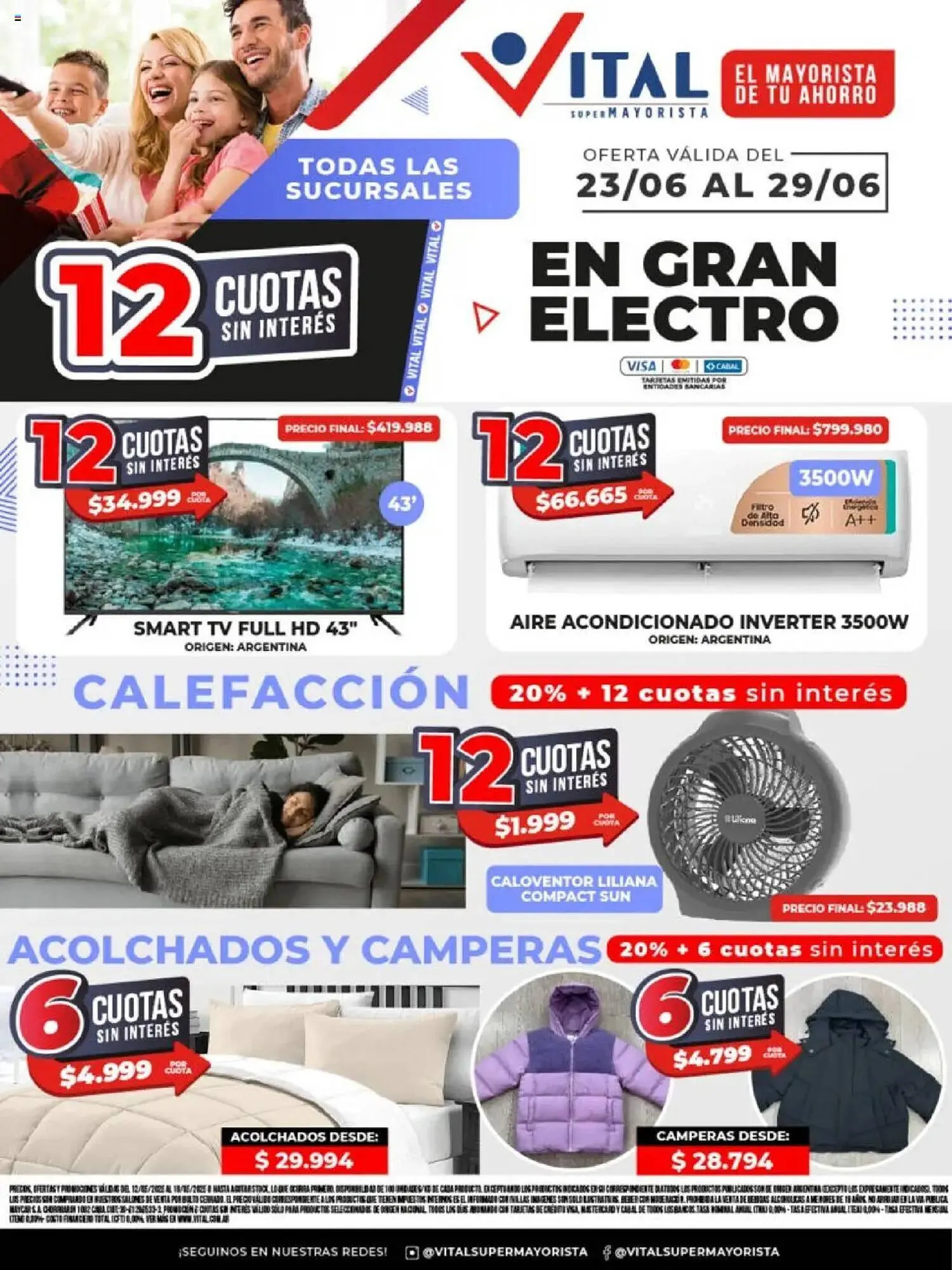 Ofertas de Catálogo Supermayorista Vital 23 de junio al 30 de junio 2025 - Página 1 del catálogo