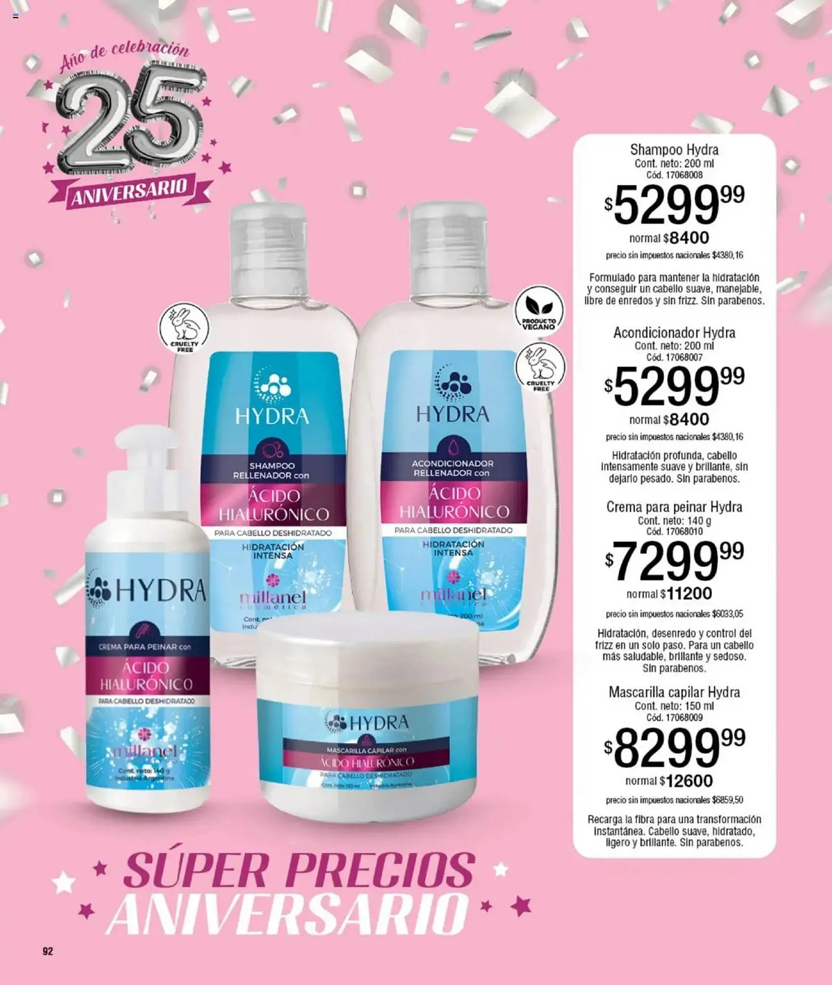 Ofertas de Catálogo Millanel Cosmética 15 de septiembre al 20 de octubre 2025 - Página 92 del catálogo
