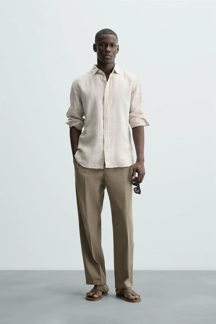 CAMISA REGULAR FIT LINO