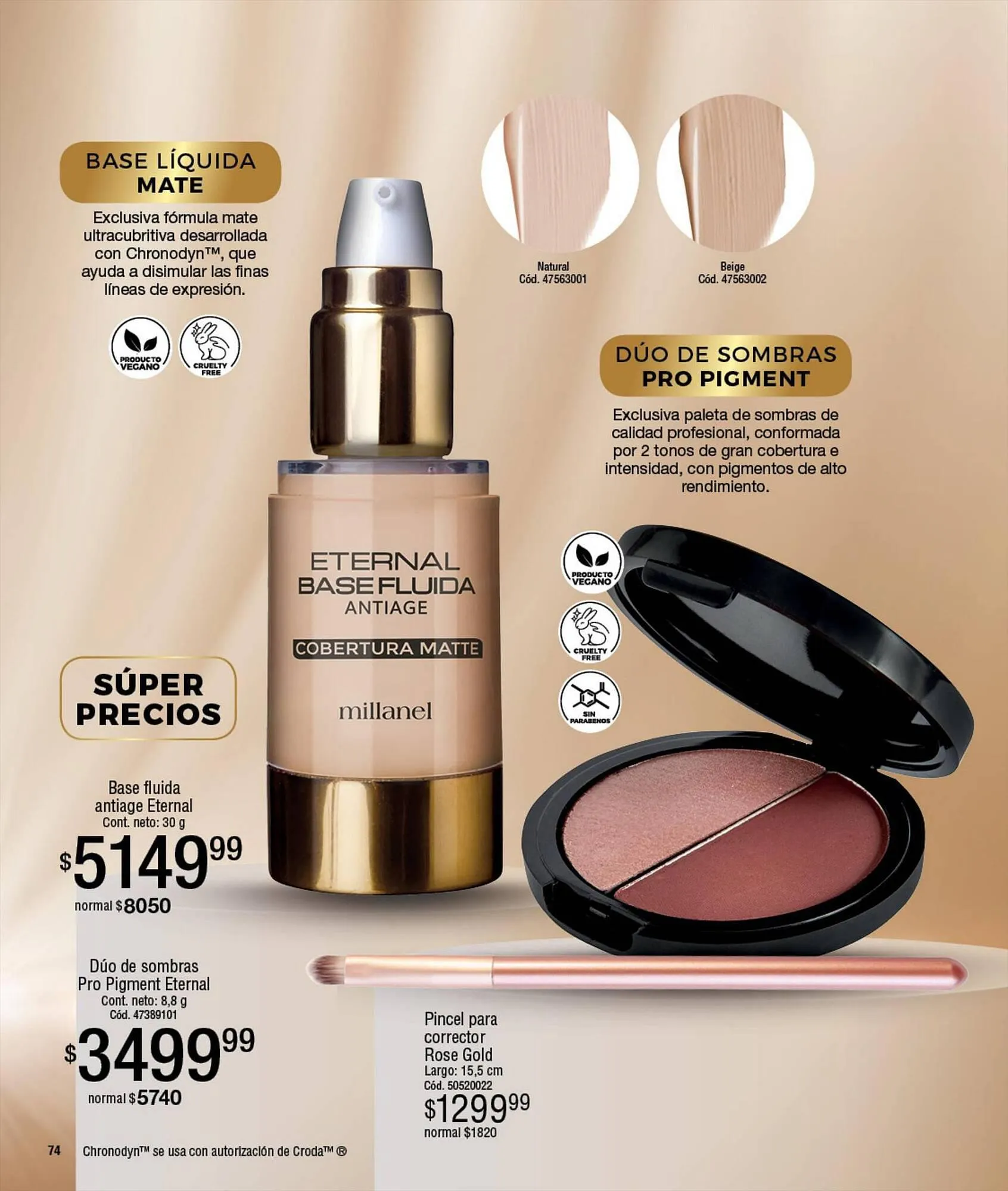 Ofertas de Catálogo Millanel Cosmética 18 de septiembre al 15 de octubre 2023 - Página 74 del catálogo