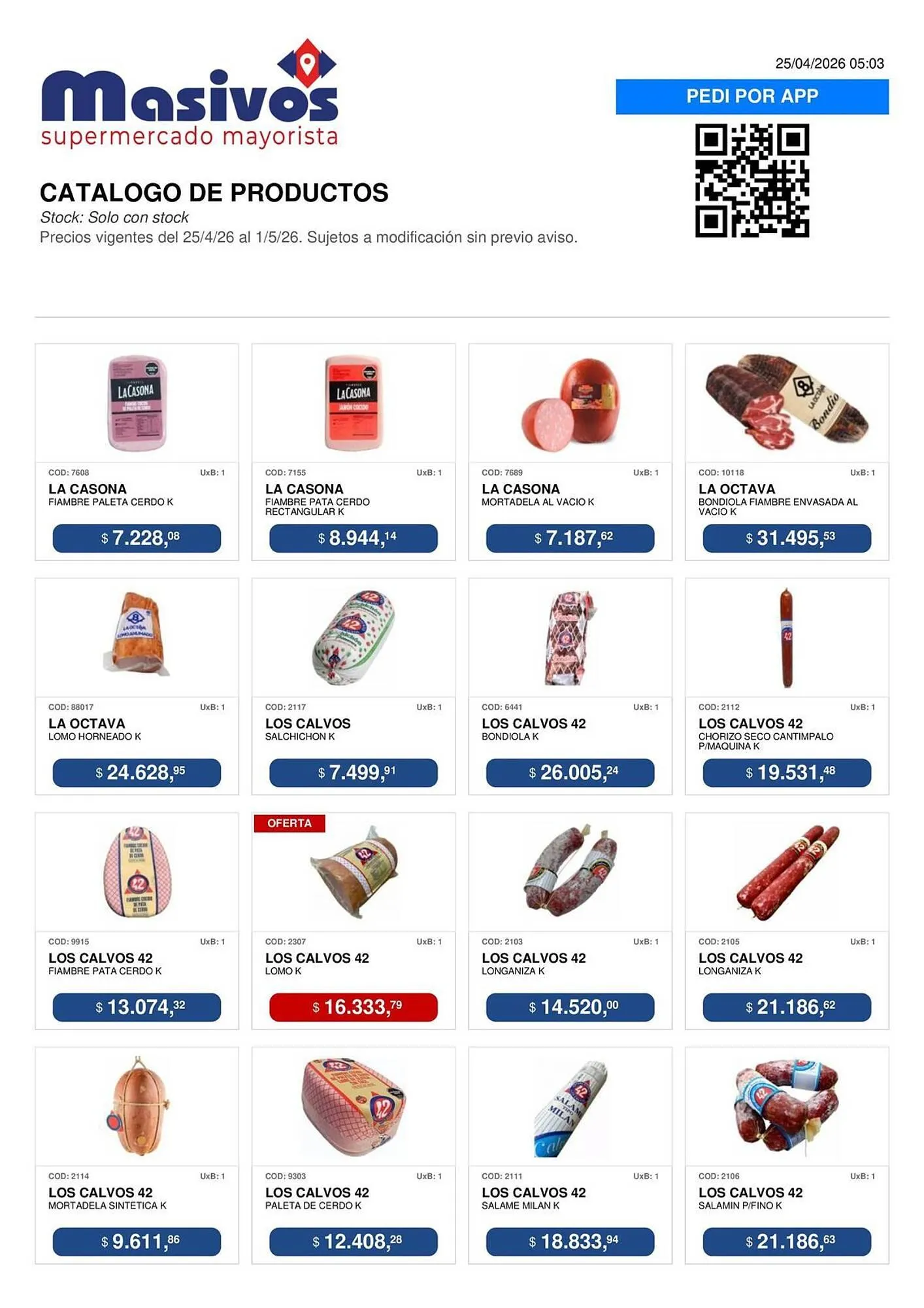 Ofertas de Catálogo Masivos 25 de abril al 1 de mayo 2026 - Página 142 del catálogo