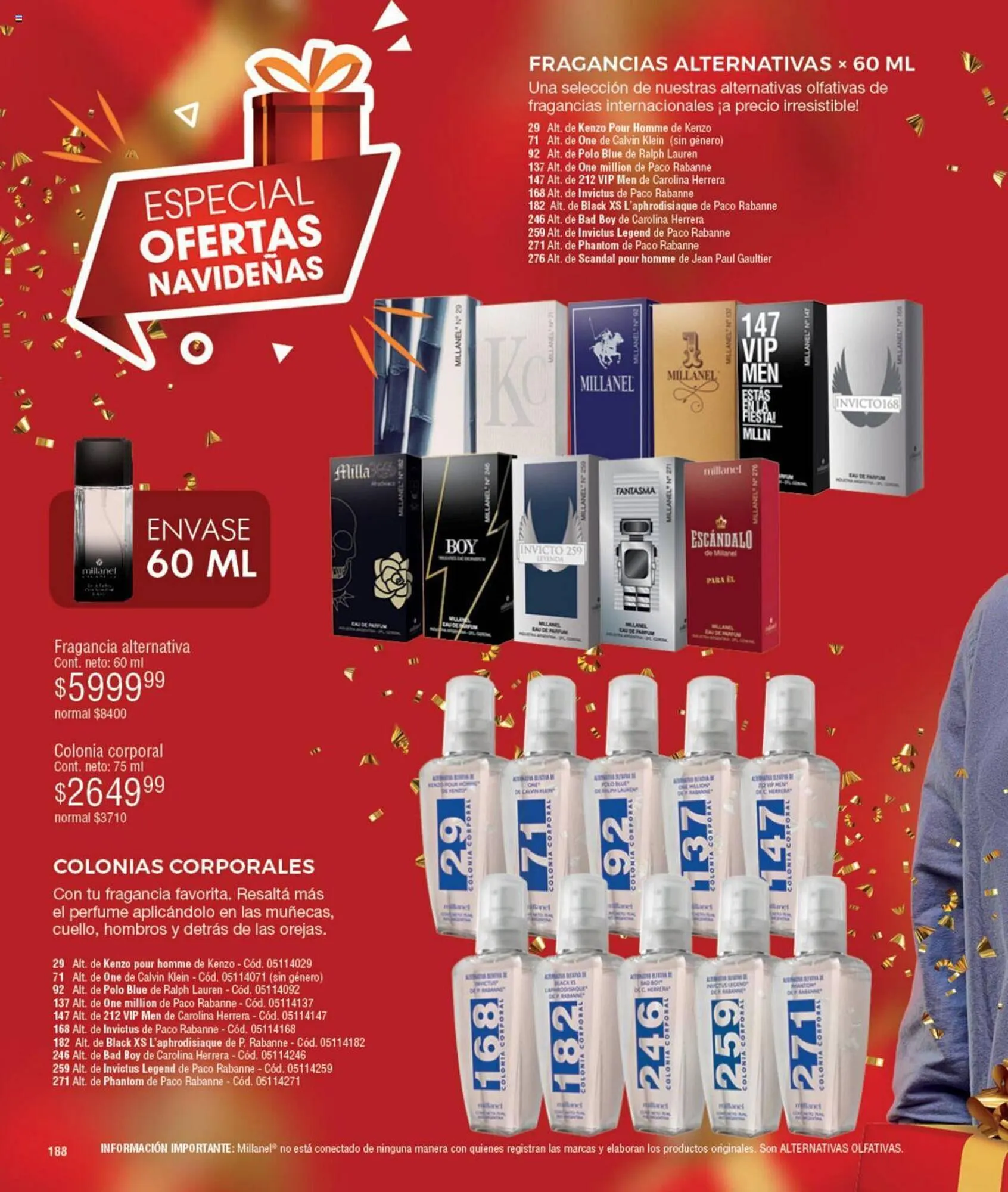 Ofertas de Catálogo Millanel Cosmética 13 de noviembre al 10 de diciembre 2023 - Página 188 del catálogo