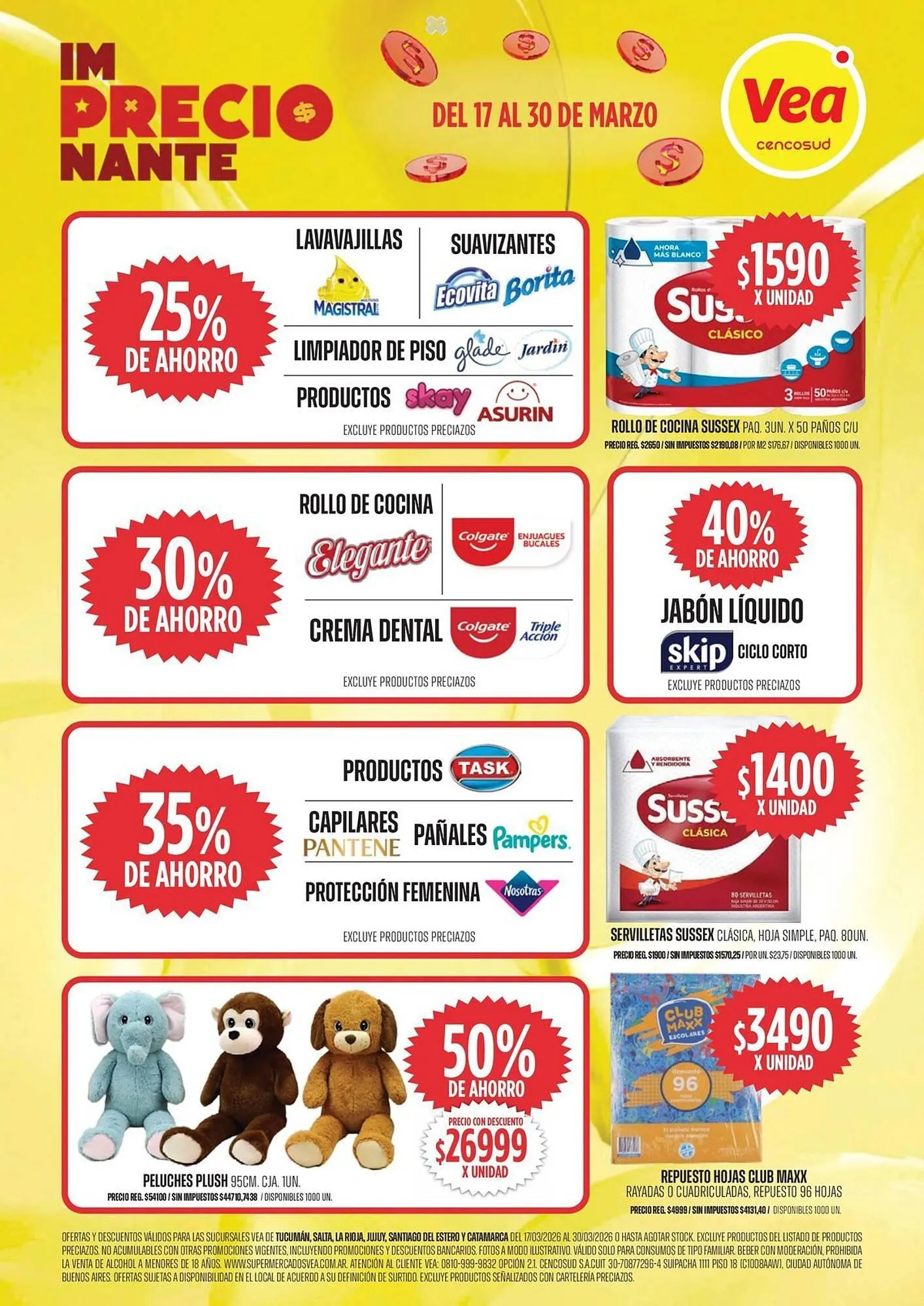 Ofertas de Catálogo Supermercados Vea 17 de marzo al 30 de marzo 2026 - Página 7 del catálogo