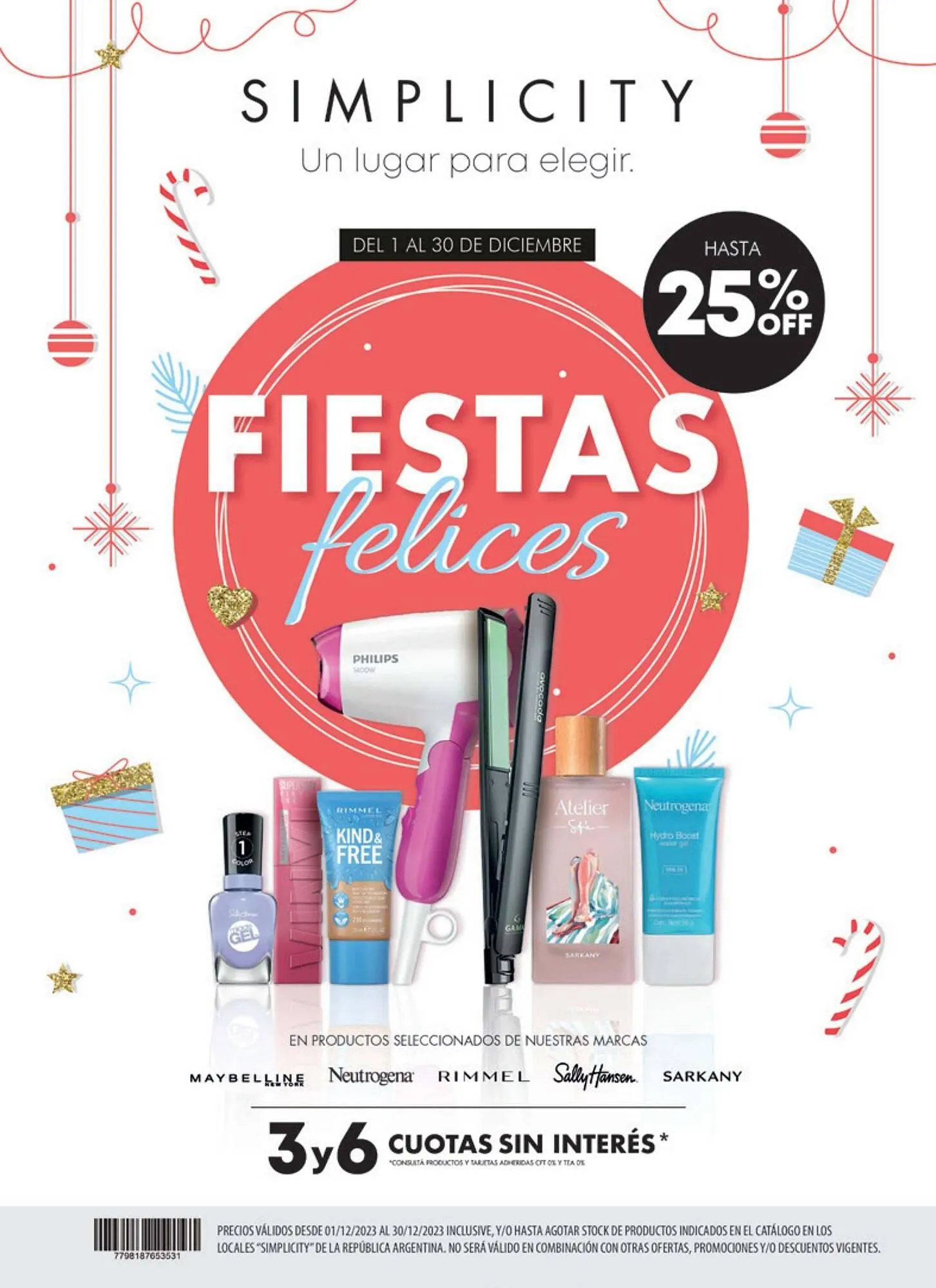 Ofertas de Catálogo Simplicity 1 de diciembre al 30 de diciembre 2023 - Página 1 del catálogo