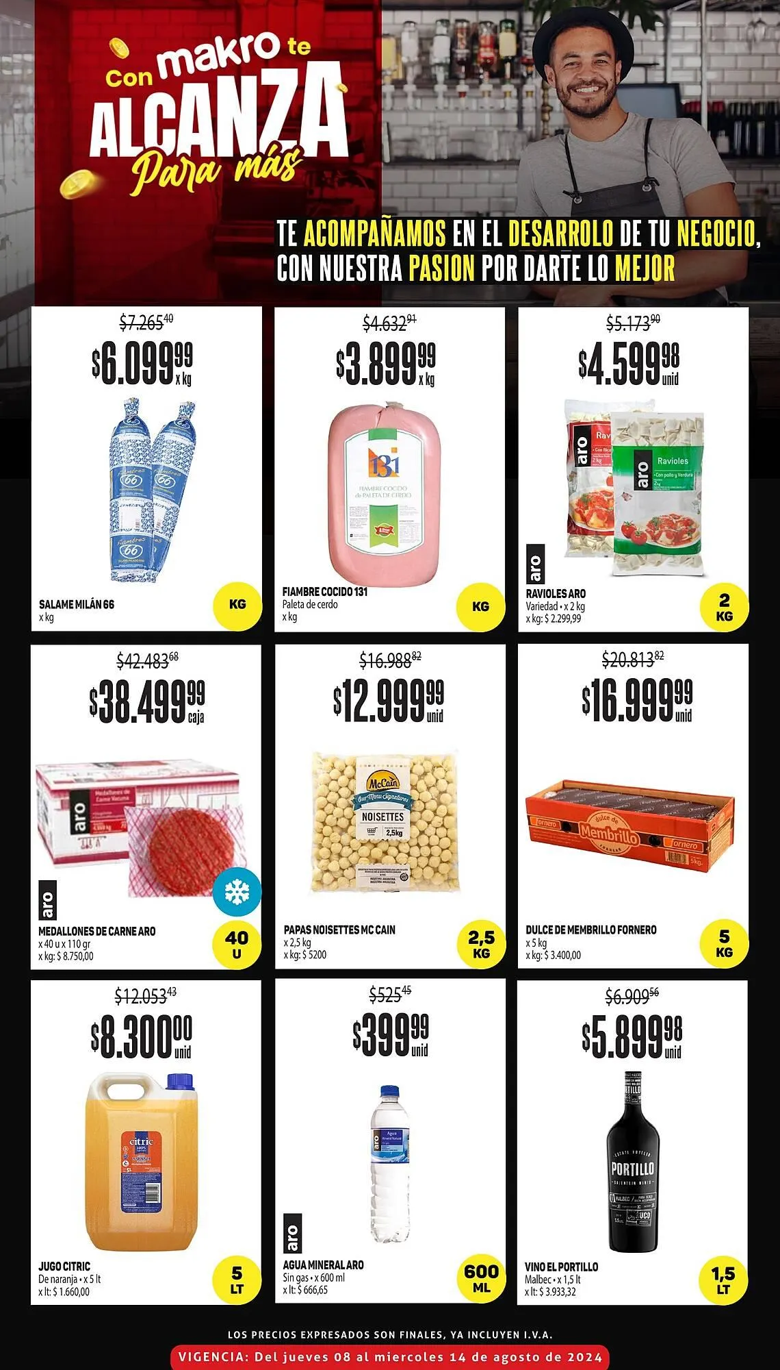 Ofertas de Catálogo Makro 8 de agosto al 14 de agosto 2024 - Página 1 del catálogo