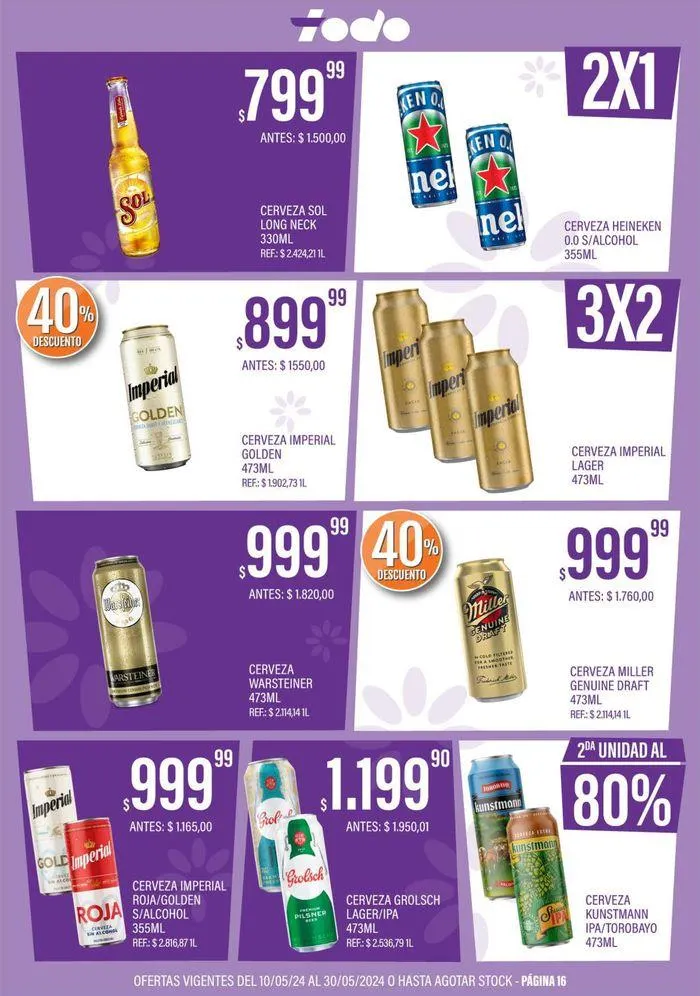 Ofertas de Catálogo Supermercados Todo 10 de mayo al 30 de mayo 2024 - Página 16 del catálogo