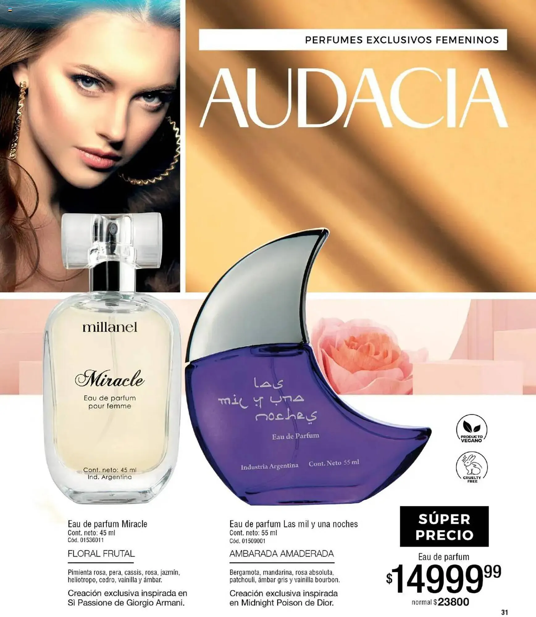 Ofertas de Catálogo Millanel Cosmética 31 de marzo al 27 de abril 2025 - Página 31 del catálogo