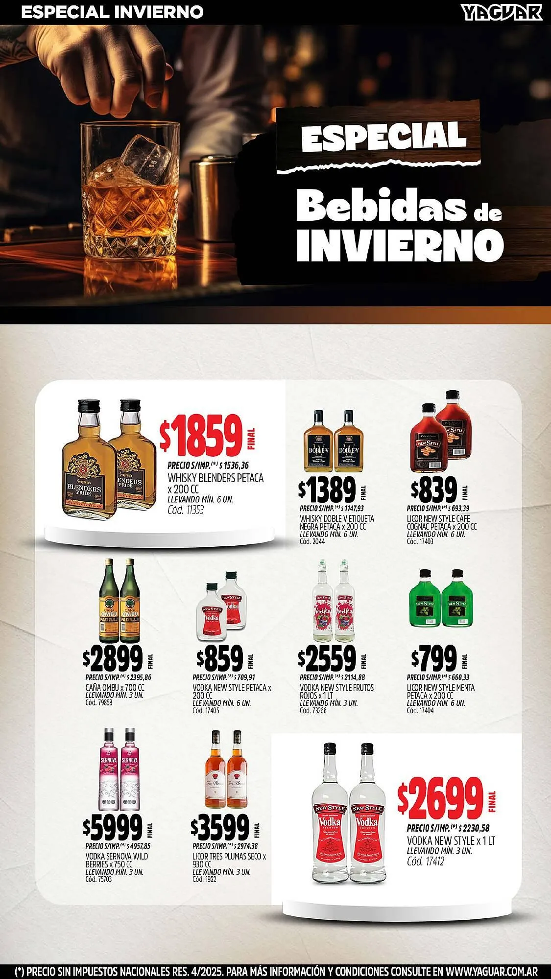 Ofertas de Catálogo Supermercados Yaguar 11 de agosto al 18 de agosto 2025 - Página 10 del catálogo