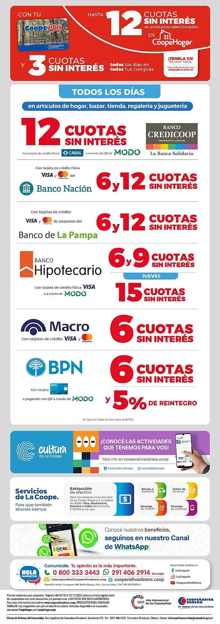 Ofertas de Catálogo Cooperativa Obrera 30 de octubre al 12 de noviembre 2025 - Página 5 del catálogo
