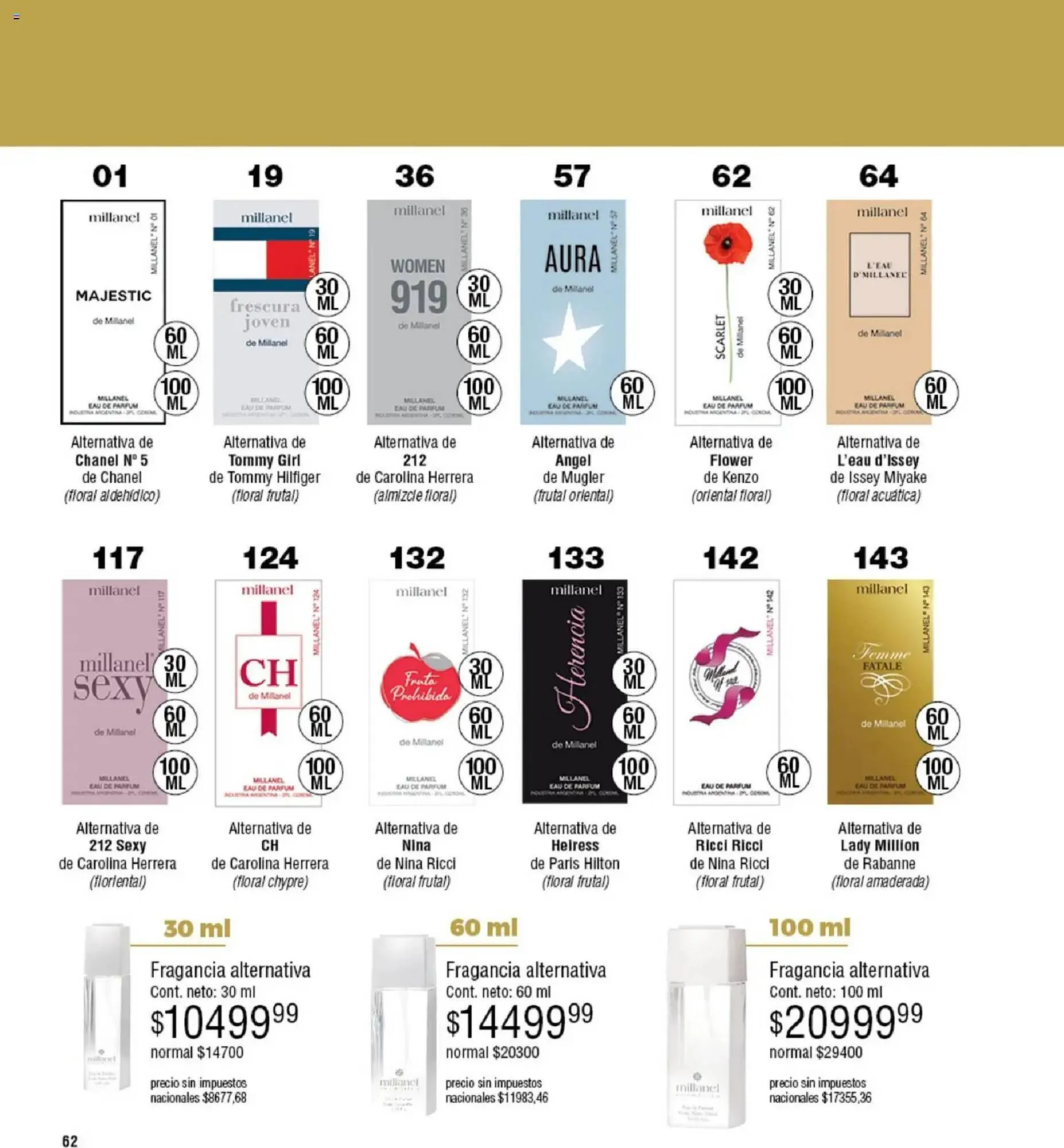 Ofertas de Catálogo Millanel Cosmética 2 de febrero al 2 de marzo 2026 - Página 62 del catálogo