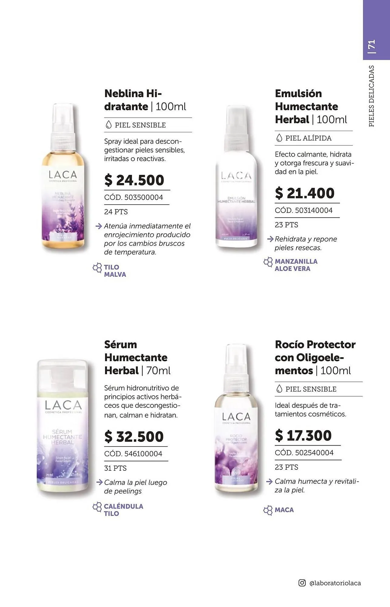 Ofertas de Catálogo Laboratorio LACA 11 de marzo al 31 de marzo 2026 - Página 71 del catálogo