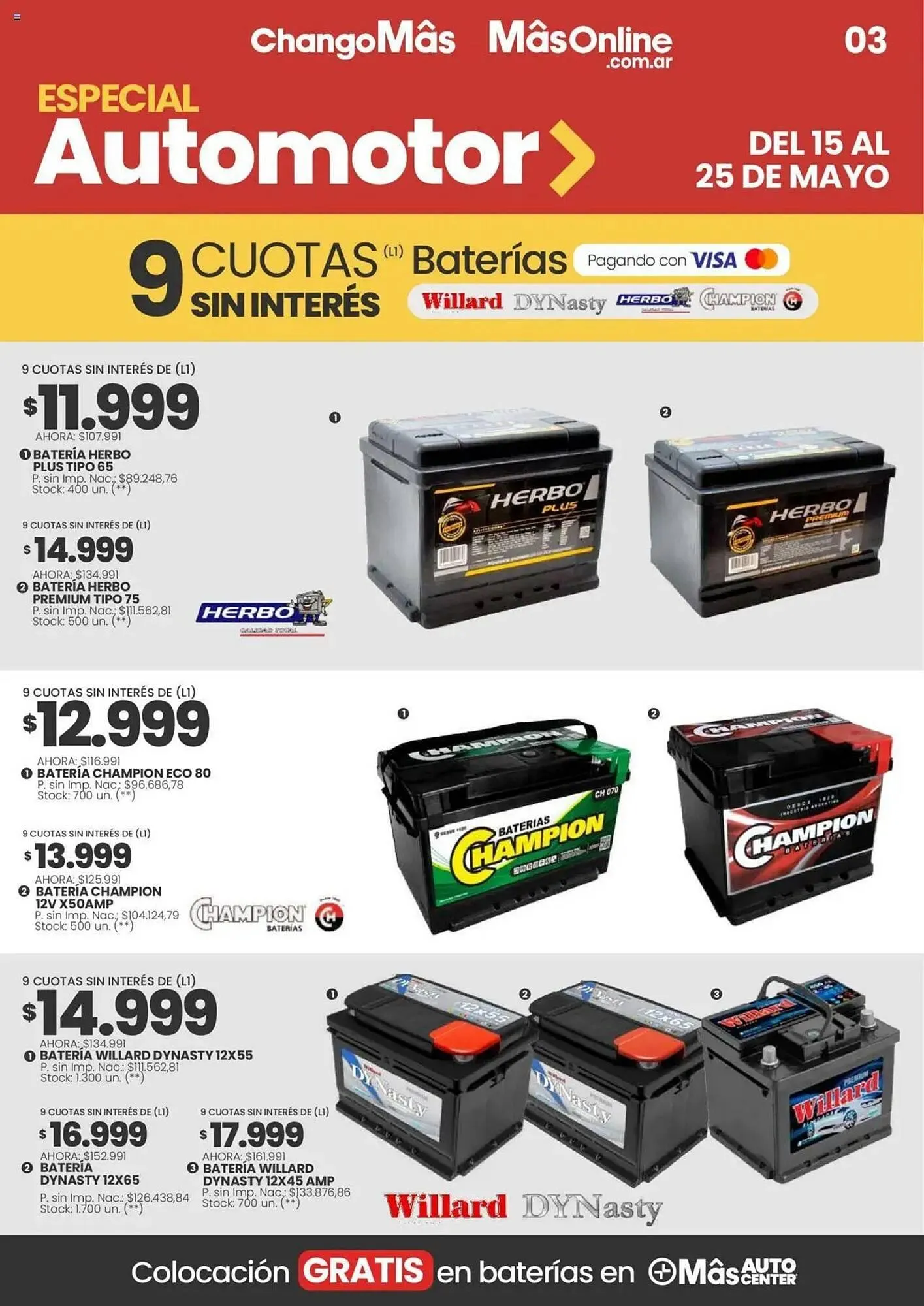 Ofertas de Catálogo Changomas 15 de mayo al 25 de mayo 2025 - Página 3 del catálogo