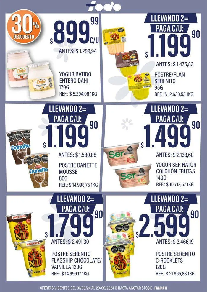 Ofertas de Catálogo Supermercados Todo 31 de mayo al 20 de junio 2024 - Página 11 del catálogo