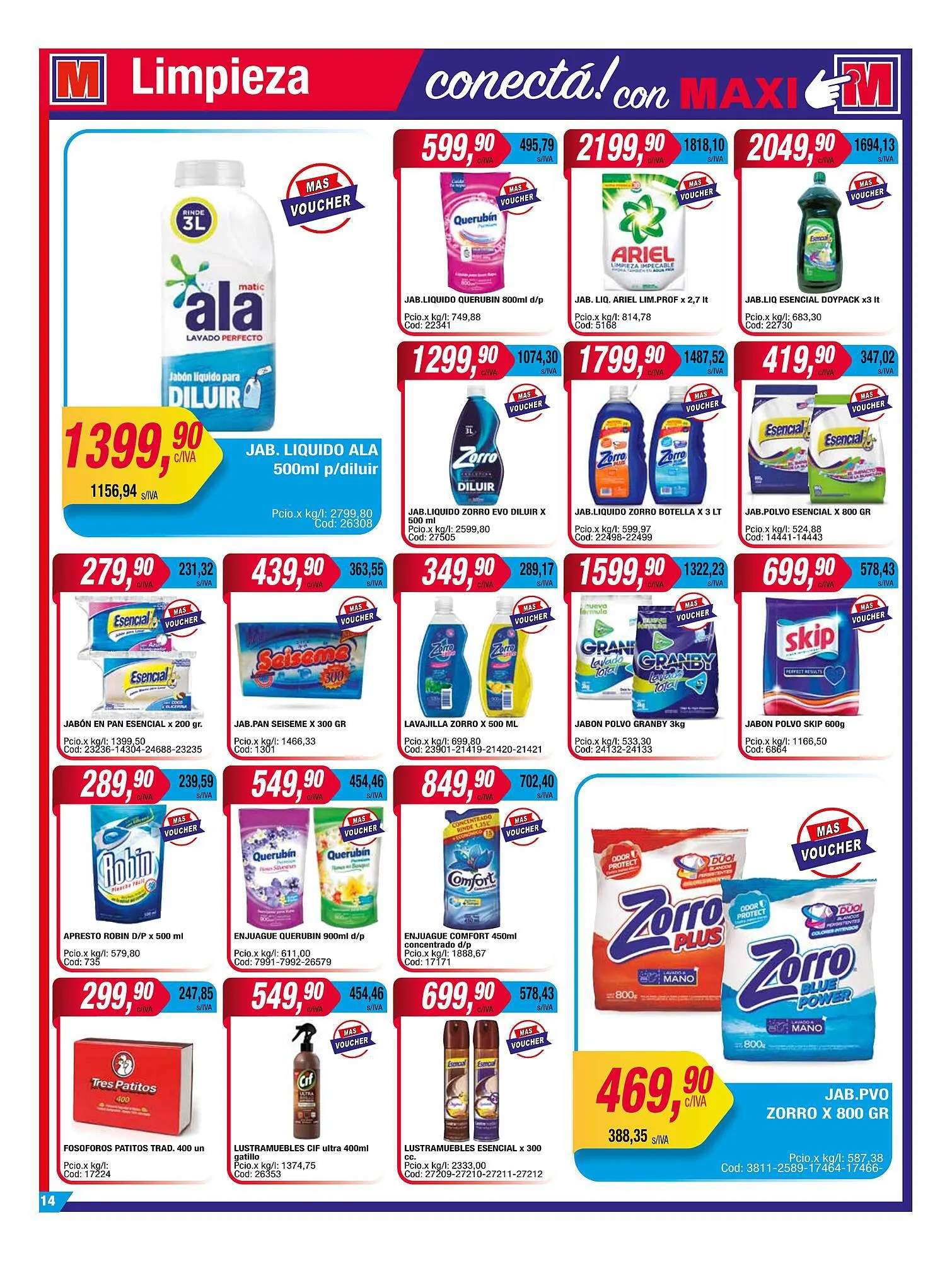 Ofertas de Catálogo Maxiconsumo 25 de septiembre al 1 de octubre 2023 - Página 14 del catálogo