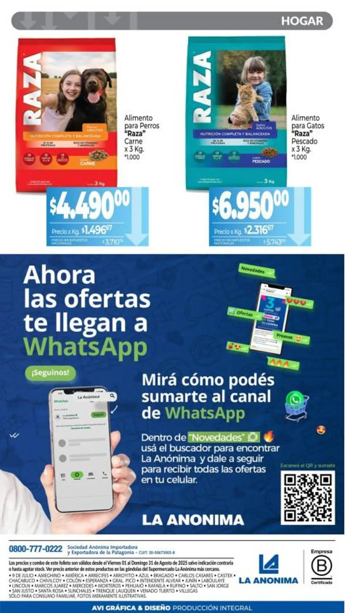 Ofertas de Catálogo La Anonima 8 de agosto al 31 de agosto 2025 - Página 12 del catálogo