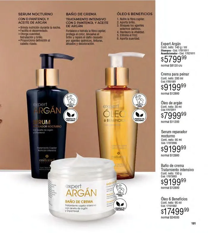 Ofertas de Catálogo Cosmeticos Millanel C8/24 5 de julio al 28 de julio 2024 - Página 181 del catálogo